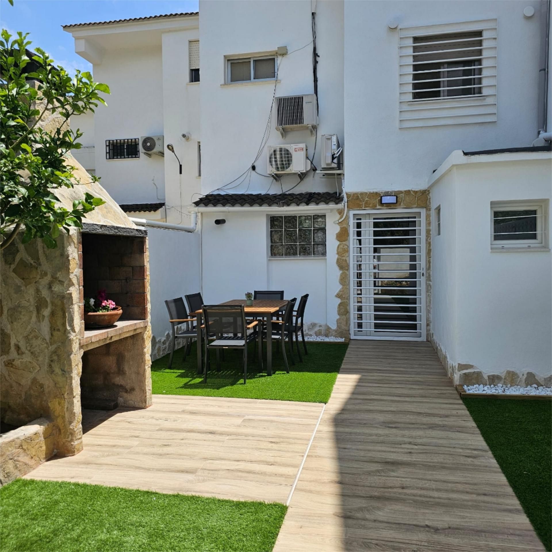 Terrassa de Planta baixa de lloguer en Benicasim / Benicàssim amb Aire condicionat, Calefacció i Jardí privat