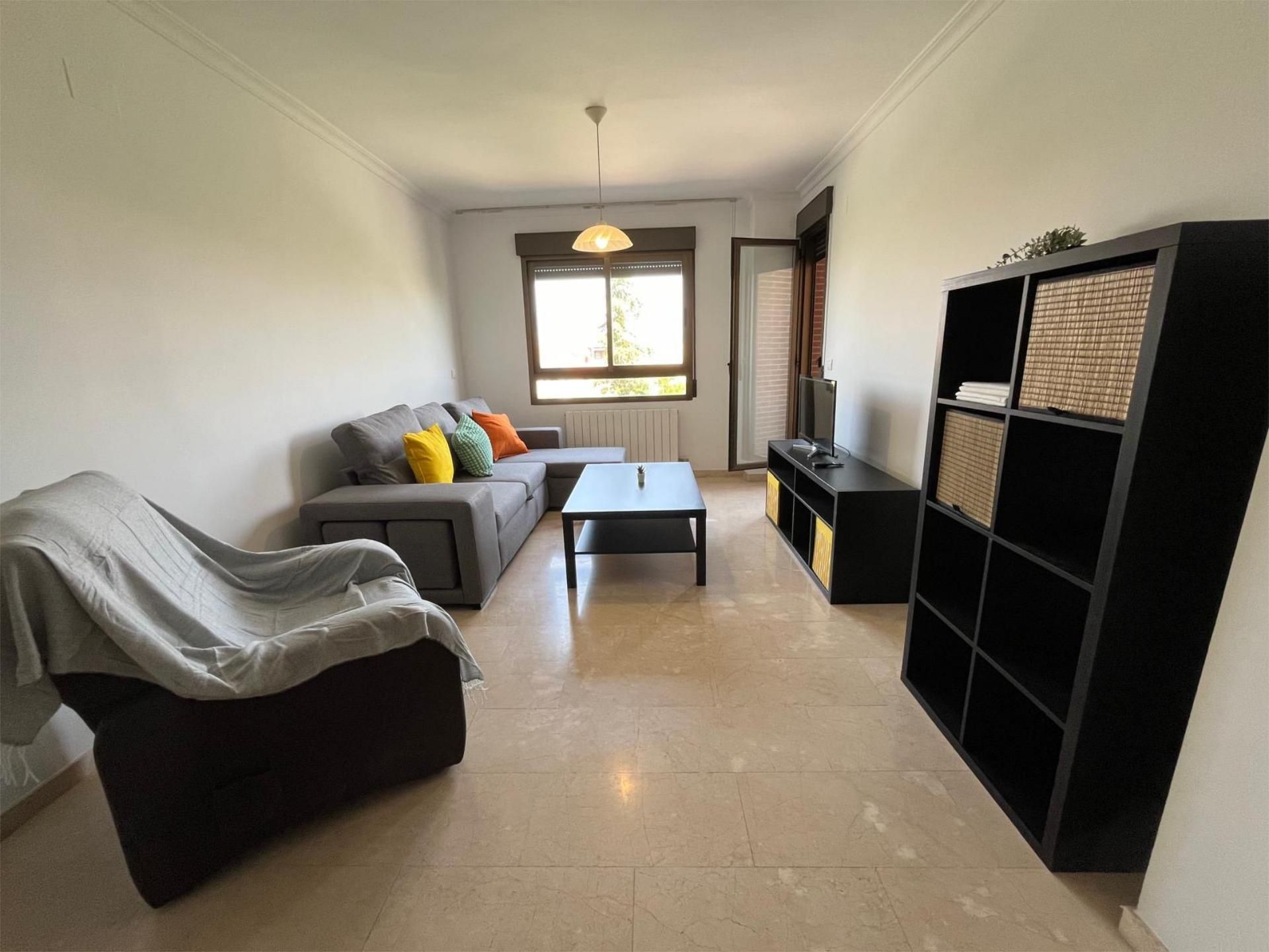 Sala d'estar de Pis de lloguer en  Granada Capital amb Calefacció, Parquet i Moblat