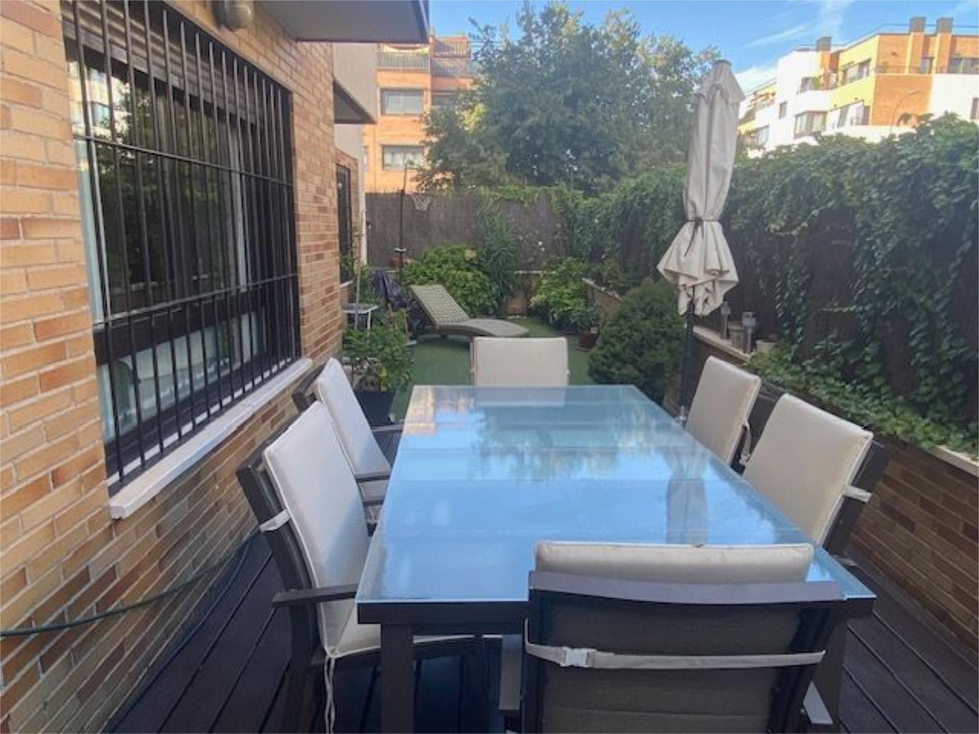Terrace of Flat for sale in  Madrid Capital  with Air Conditioner and Swimming Pool