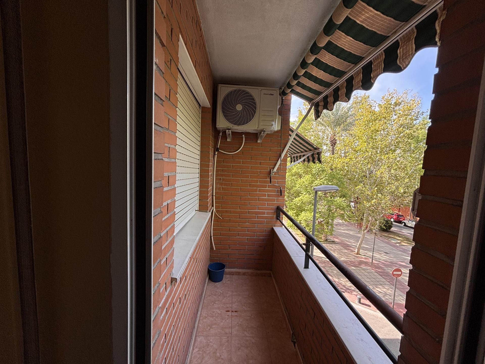 Terraza de Piso de alquiler en  Murcia Capital con Aire acondicionado, Parquet y Terraza