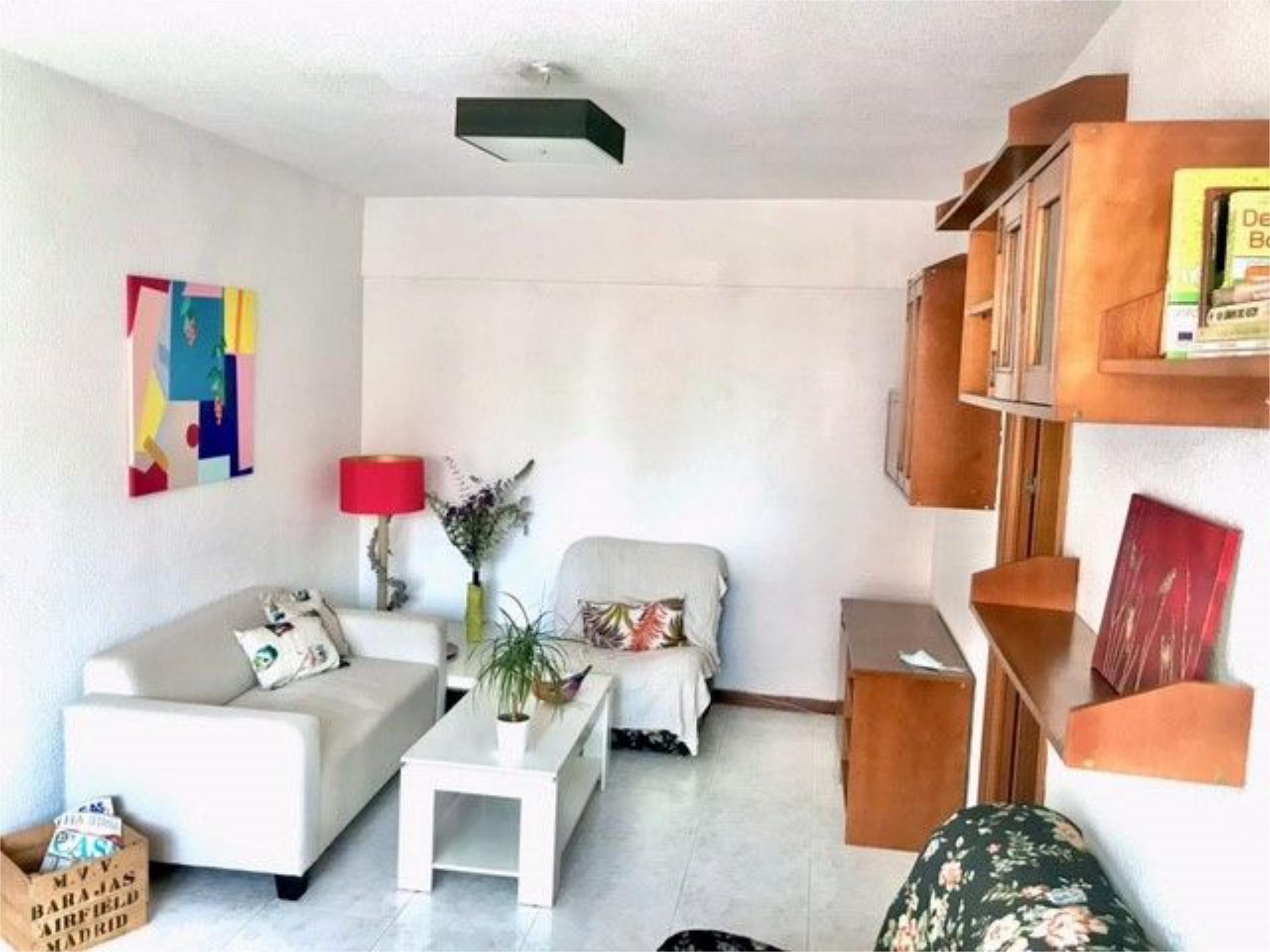 Sala d'estar de Pis de lloguer en  Madrid Capital amb Aire condicionat, Calefacció i Moblat