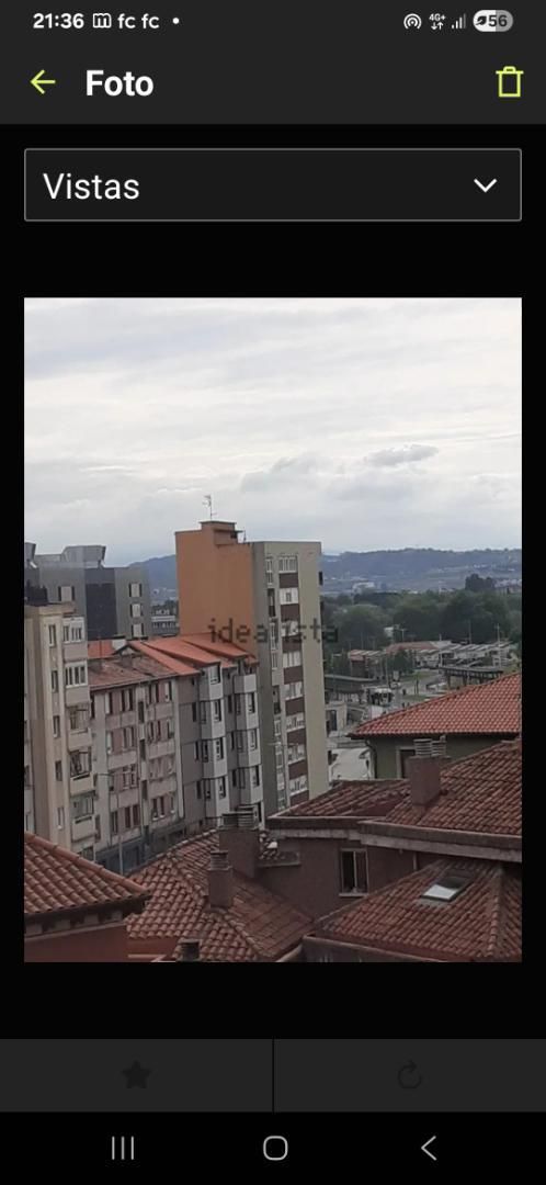 Vista exterior de Pis de lloguer en Santander amb Calefacció, Parquet i Moblat