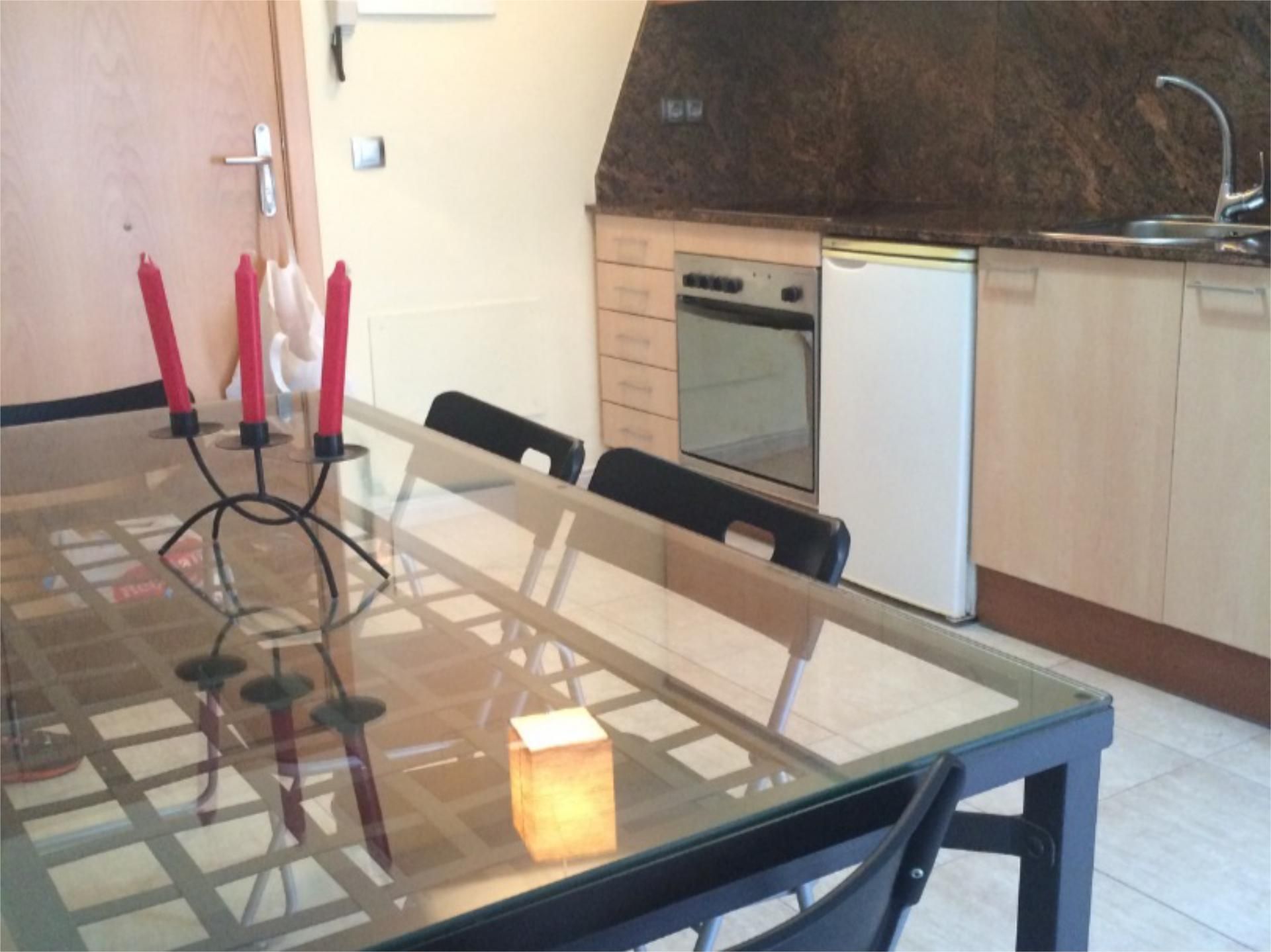 Dining room of Flat to rent in Figueres  with Heating, Terrace and Furnished