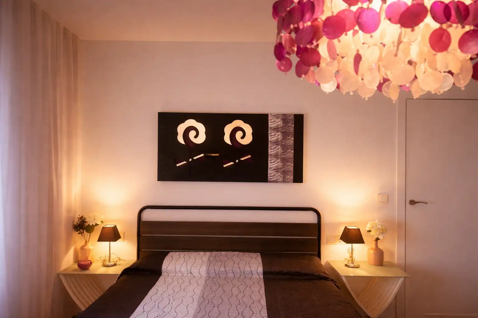Habitación de Casa adosada en venta en El Robledo   con Aire acondicionado, Calefacción y Jardín privado