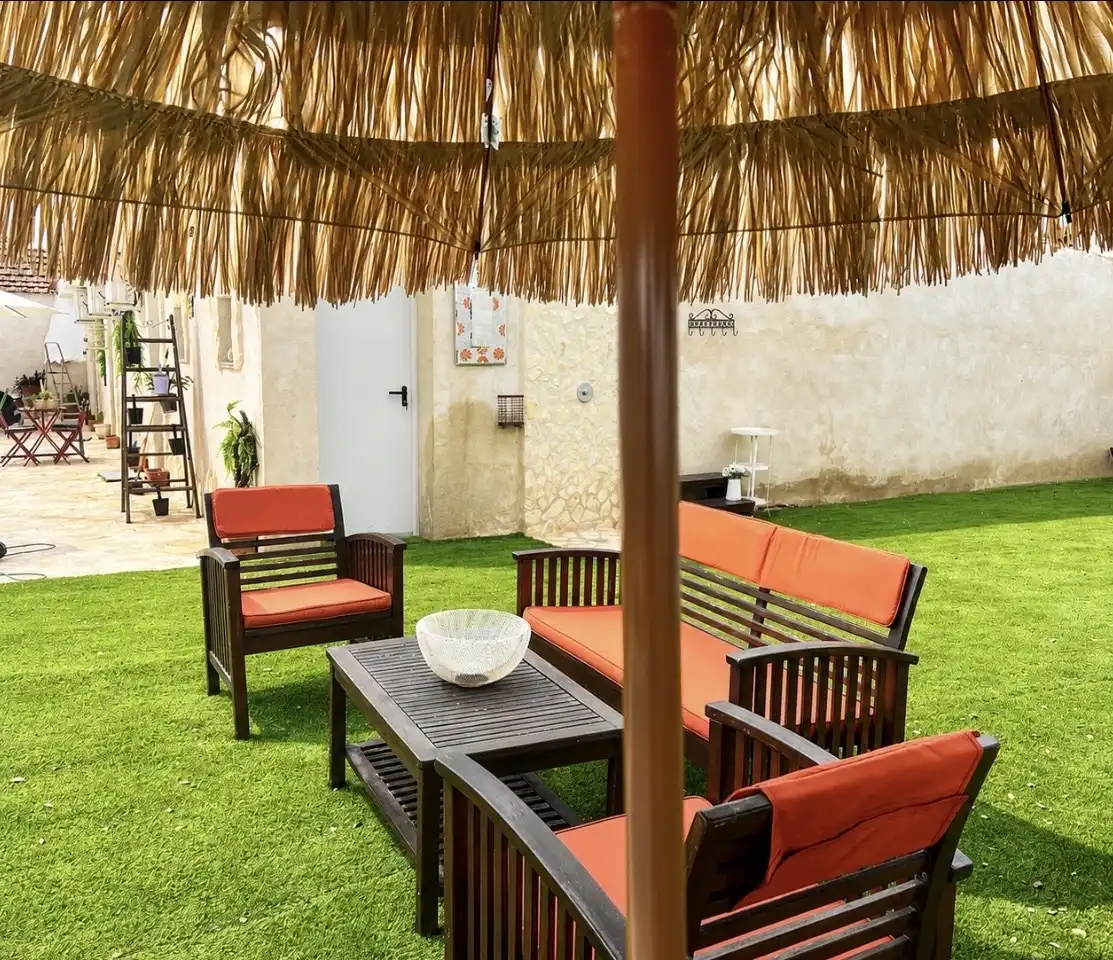 Terraza de Casa adosada en venta en El Robledo   con Aire acondicionado, Calefacción y Jardín privado