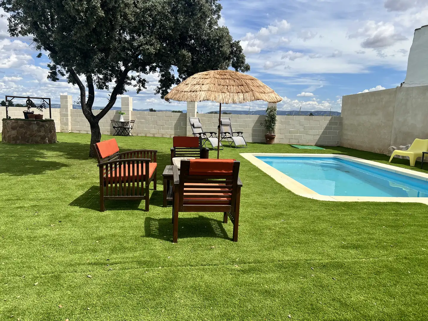 Terraza de Casa adosada en venta en El Robledo   con Aire acondicionado, Calefacción y Jardín privado