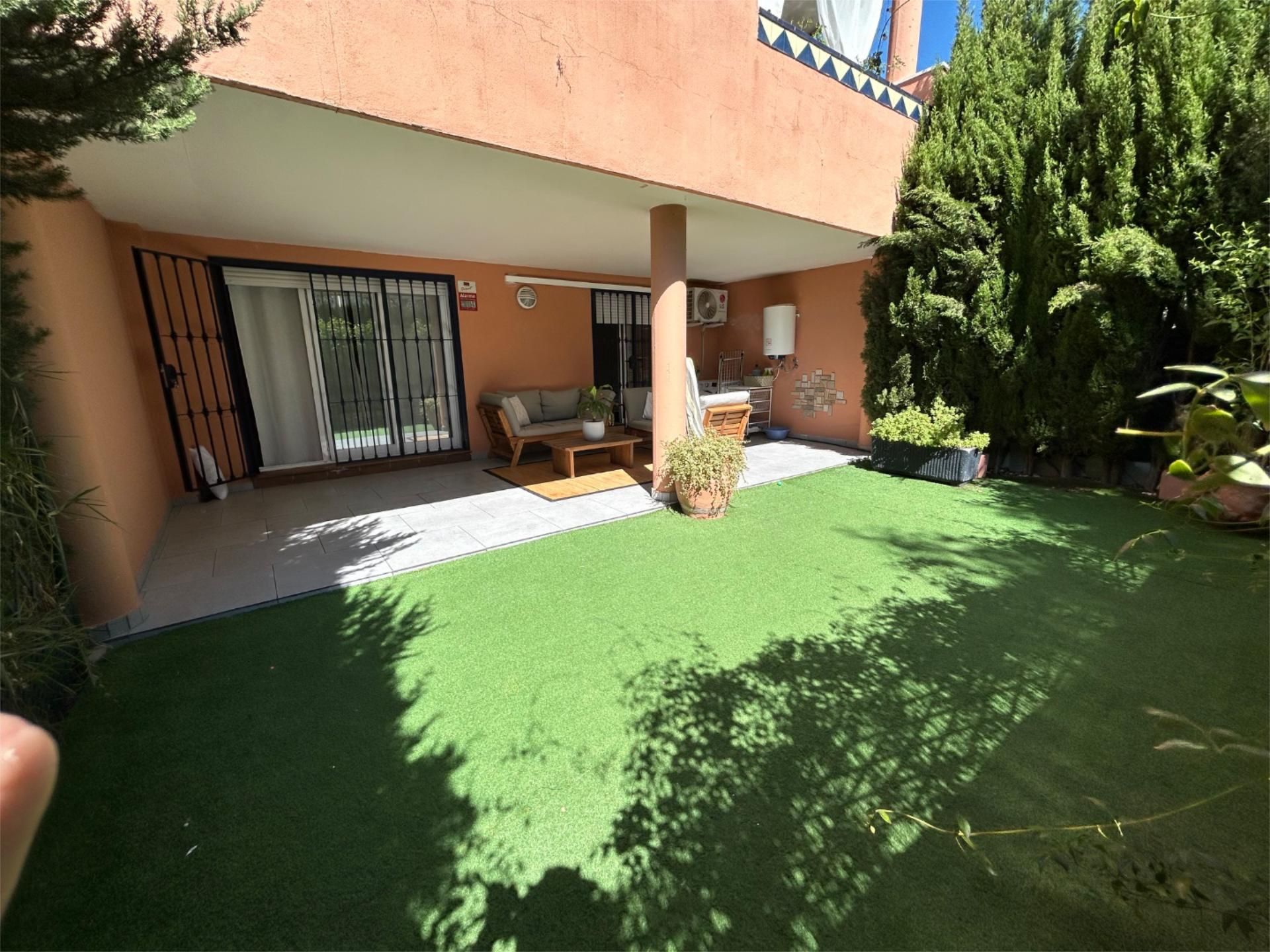 Garden of Flat to rent in Marbella  with Air Conditioner, Private garden and Terrace