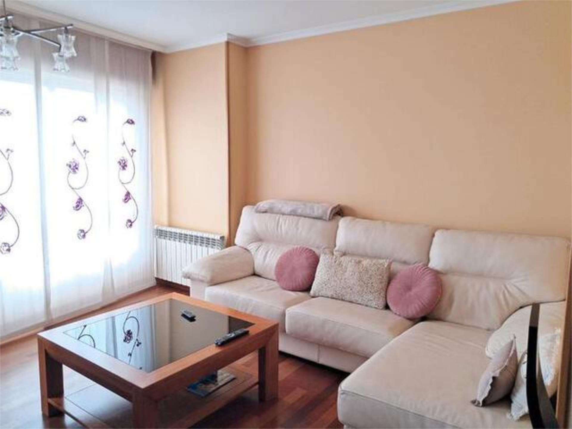 Living room of Flat to rent in Monterroso  with Heating, Terrace and Furnished