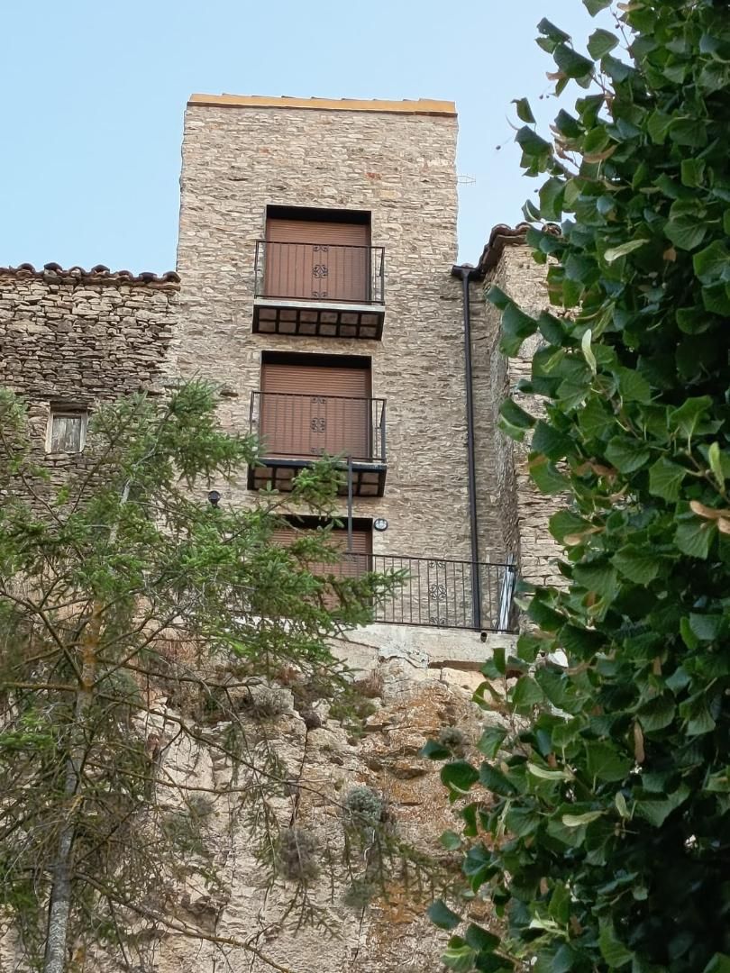 Vista exterior de Casa adosada de alquiler en Castellfort con Calefacción, Jardín privado y Amueblado