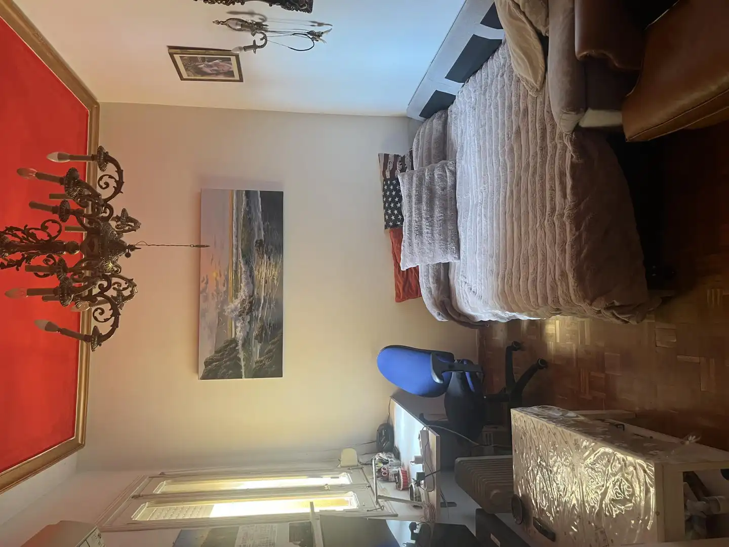 Room in Calle de José Ortega y Gasset, 92, Lista Bedroom of Flat for share in Madrid with Air Conditioner, Heating and Parquet flooring