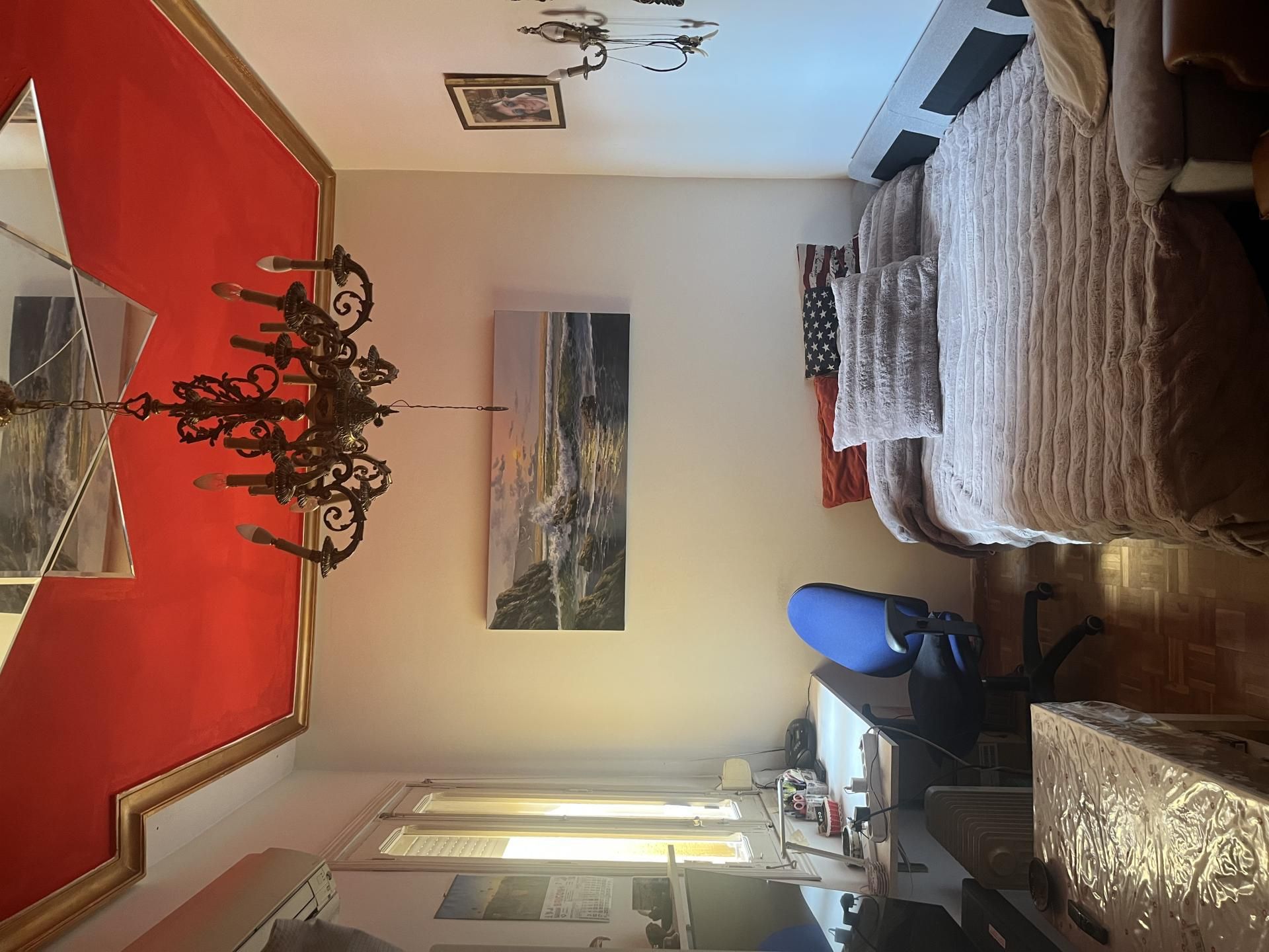 Bedroom of Flat to share in  Madrid Capital  with Air Conditioner, Heating and Parquet flooring
