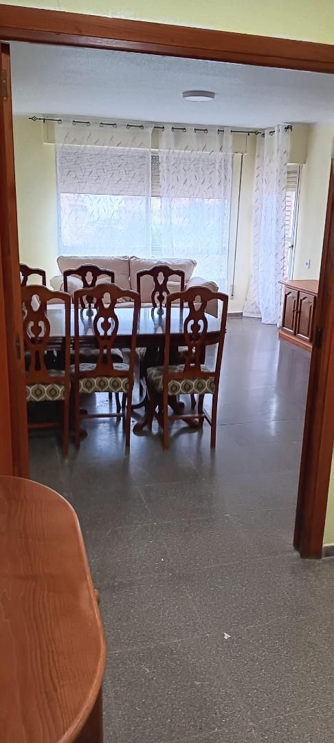 Dining room of Flat to rent in Huércal-Overa  with Parquet flooring, Terrace and Furnished