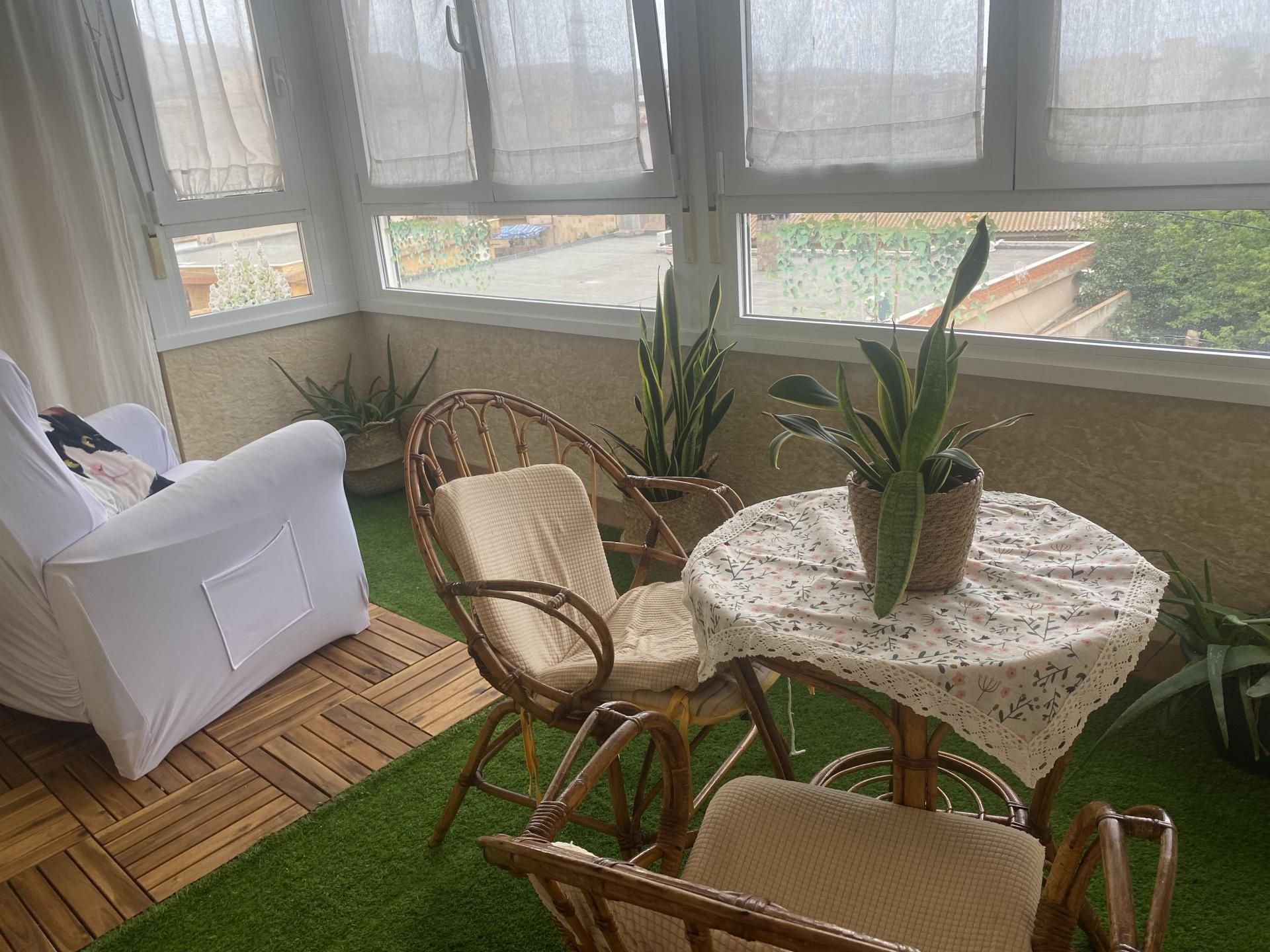 Terrace of Flat for sale in La Unión  with Air Conditioner and Balcony