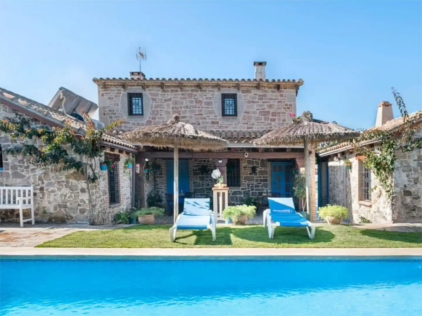 Finca rústica de alquiler en Carretera del Pradillo, 15, Conil Jardín de Finca rústica de alquiler en Conil de la Frontera con Aire acondicionado, Calefacción y Jardín privado
