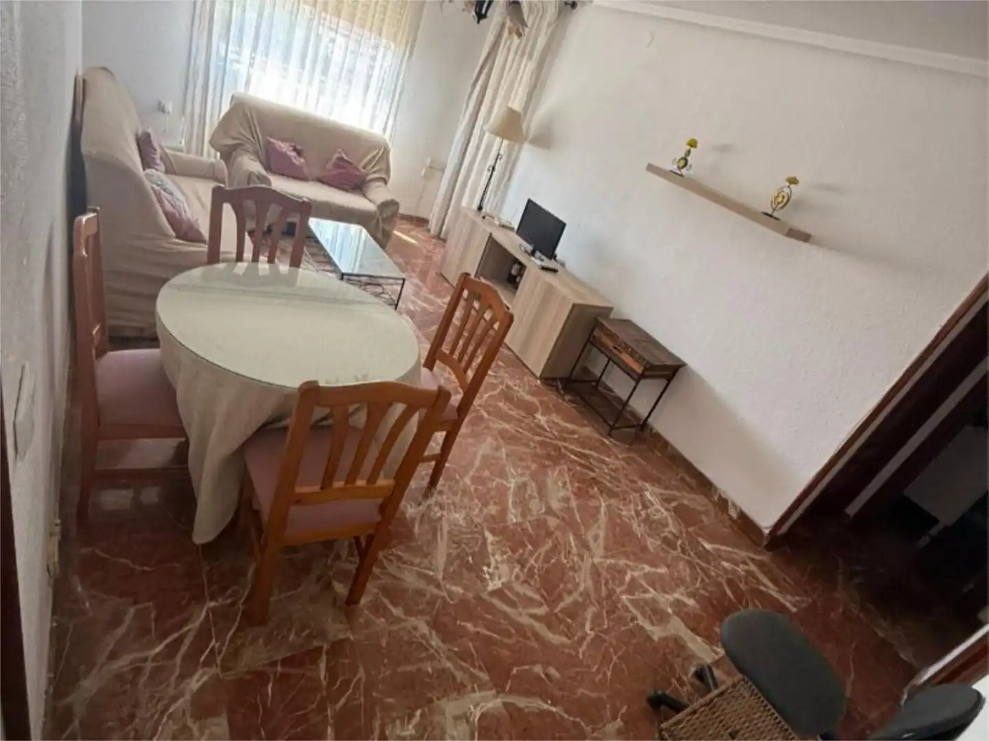Habitació a Plaza Profesor Tierno Galván, 14, El Ranero Menjador de Pis per a compartir en Murcia amb Aire condicionat, Moblat i Balcó