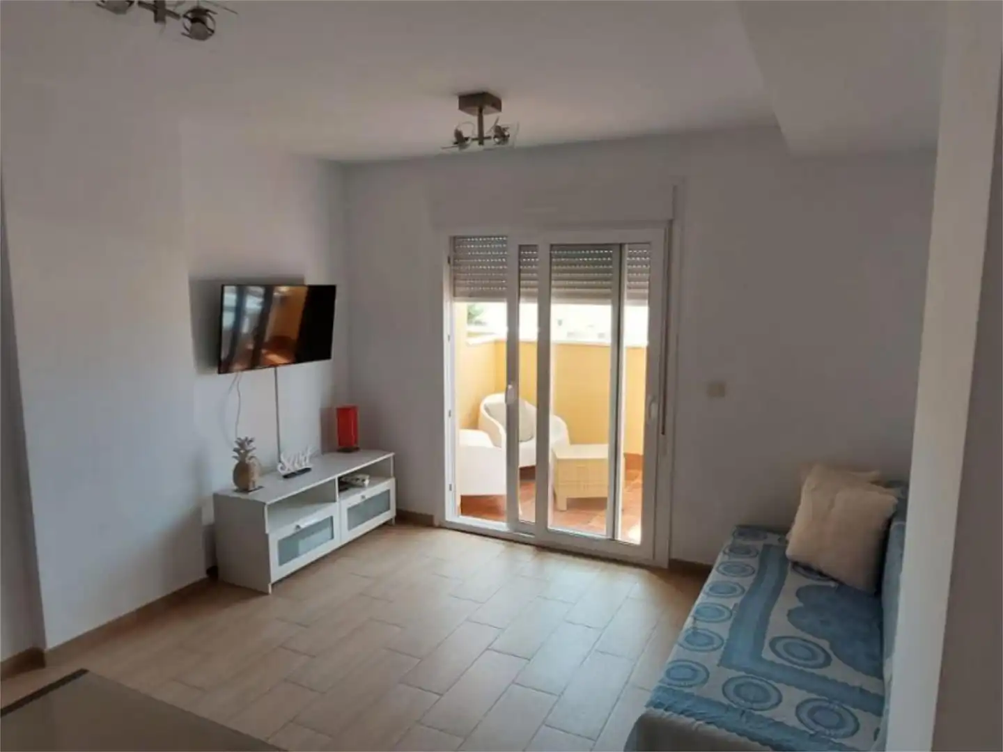 Wohnzimmer von Wohnung zur Miete in Tarifa mit Privatgarten, Terrasse und Schwimmbad