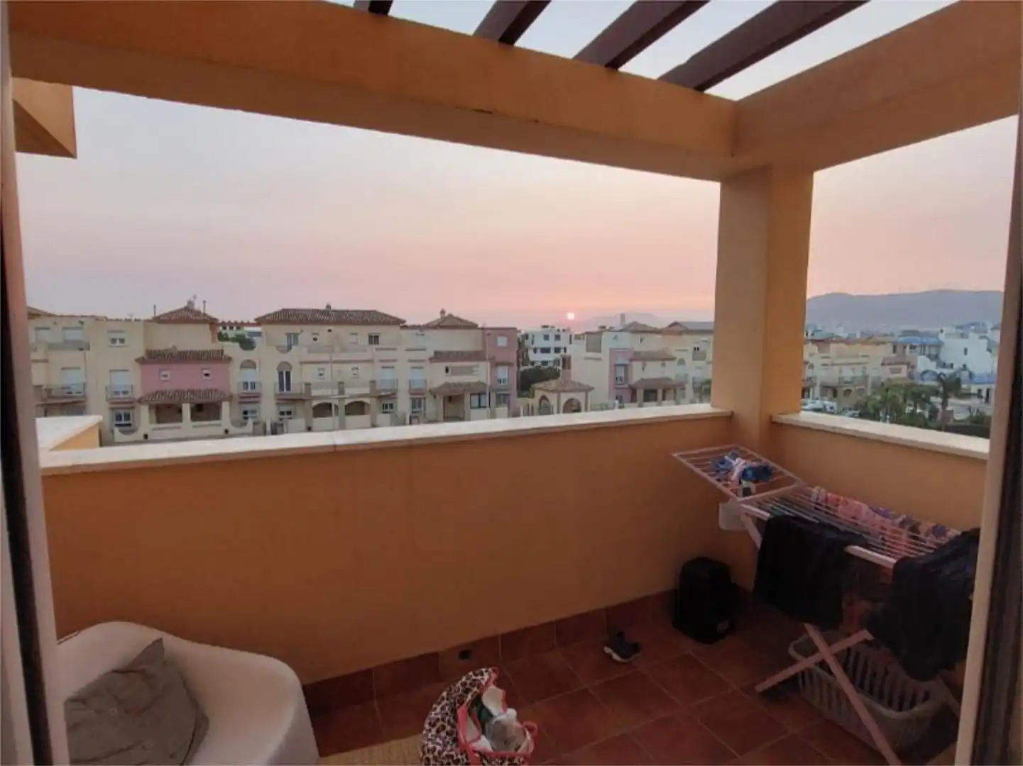Terrasse von Wohnung zur Miete in Tarifa mit Privatgarten, Terrasse und Schwimmbad