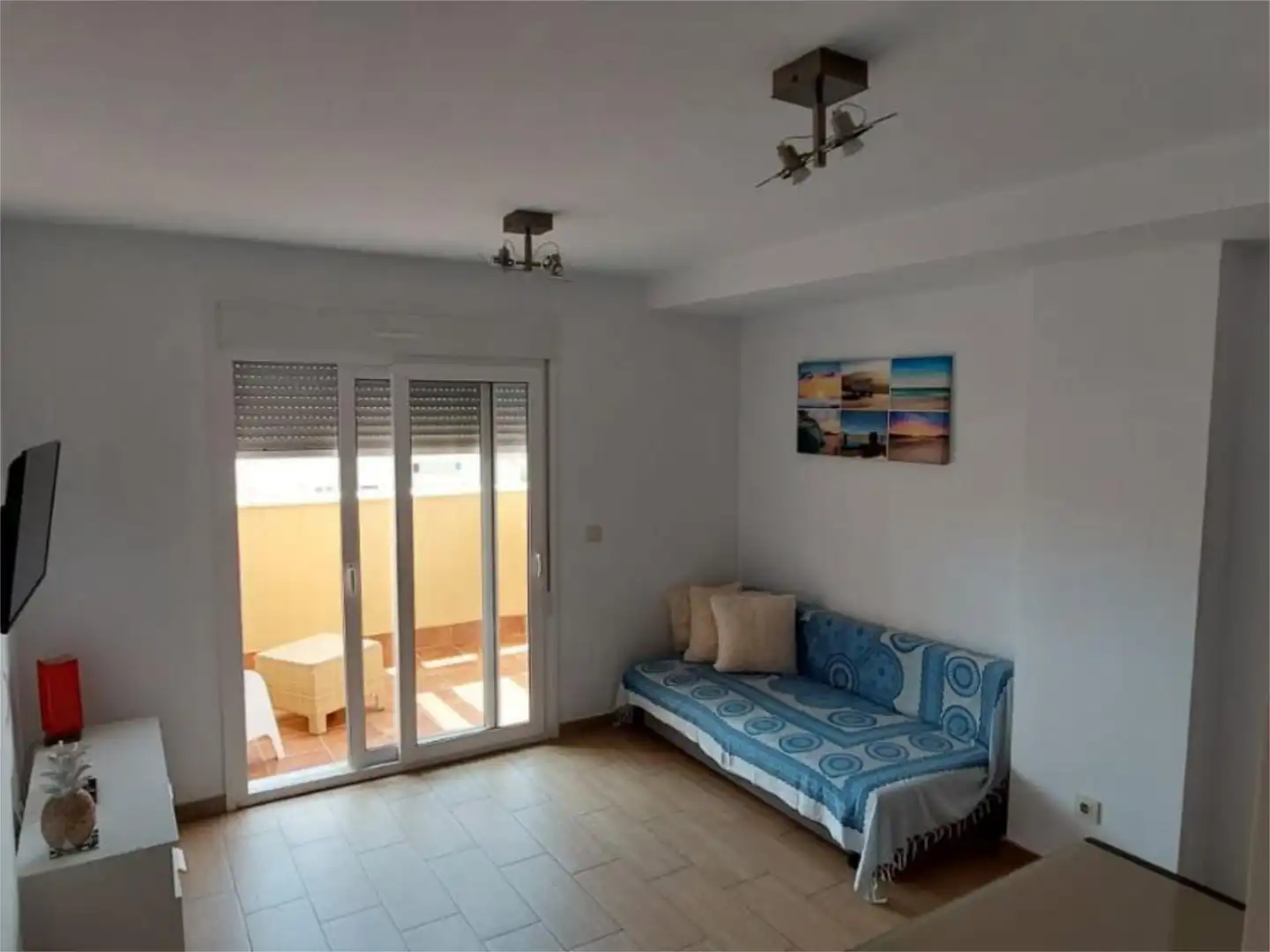 Wohnzimmer von Wohnung zur Miete in Tarifa mit Privatgarten, Terrasse und Schwimmbad