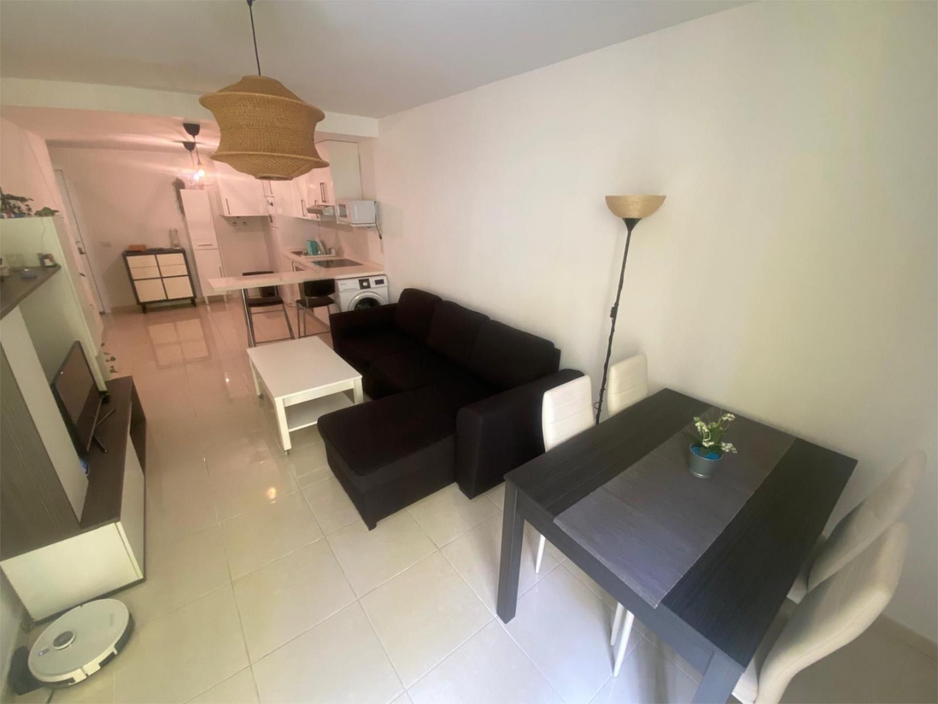Sala de estar de Piso de alquiler en Güímar con Parquet, Terraza y Amueblado