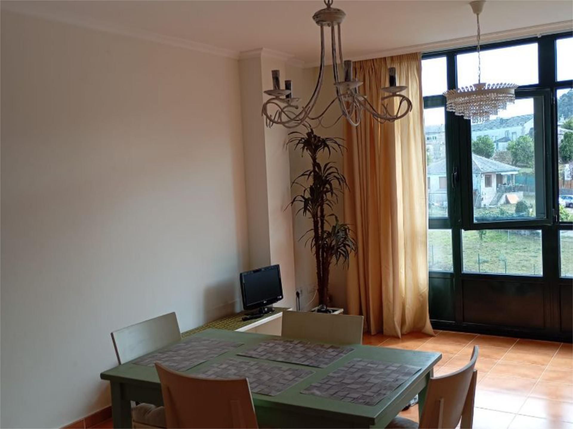 Dining room of Flat for sale in O Vicedo   with Furnished