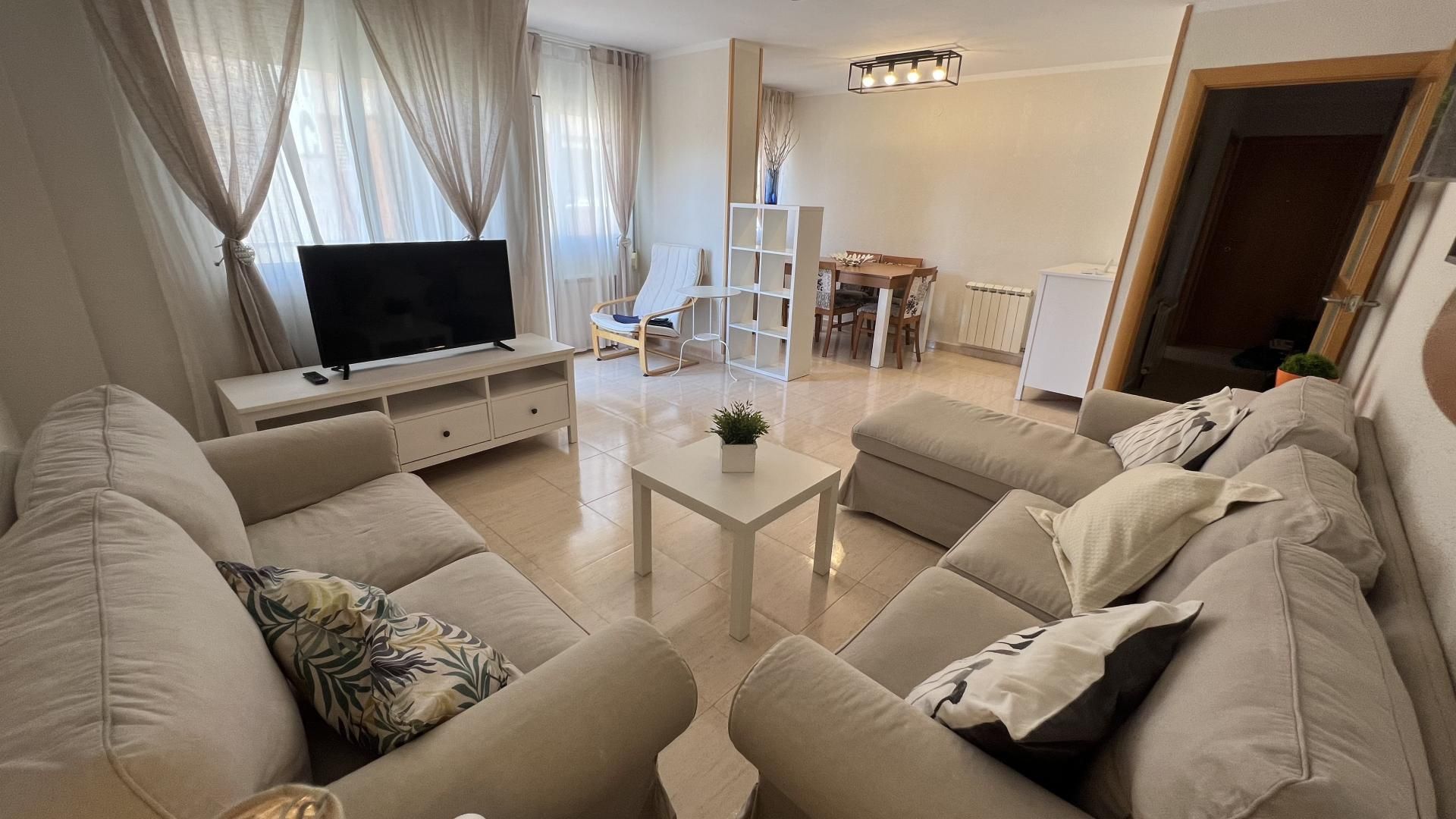 Living room of Flat to rent in Cambrils  with Air Conditioner and Balcony