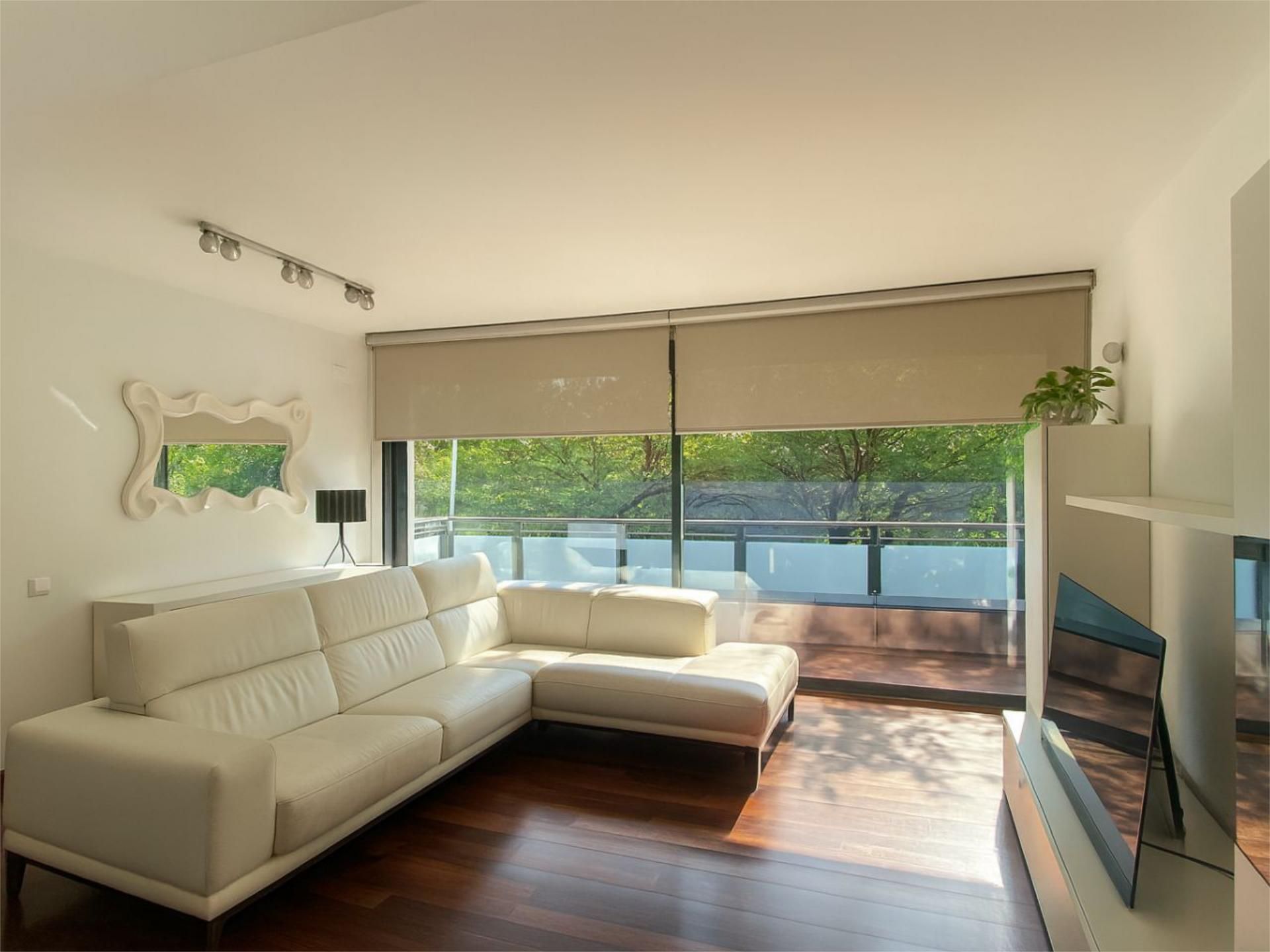 Living room of Flat for sale in L'Hospitalet de Llobregat  with Air Conditioner, Terrace and Balcony