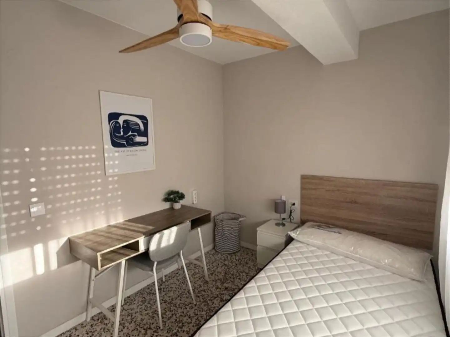 Zimmer in Calle Miguel Rúa, Barrio Alto - San Félix Schlafzimmer von Wohnung zur untervermieten in Almería mit Terrasse und Möbliert