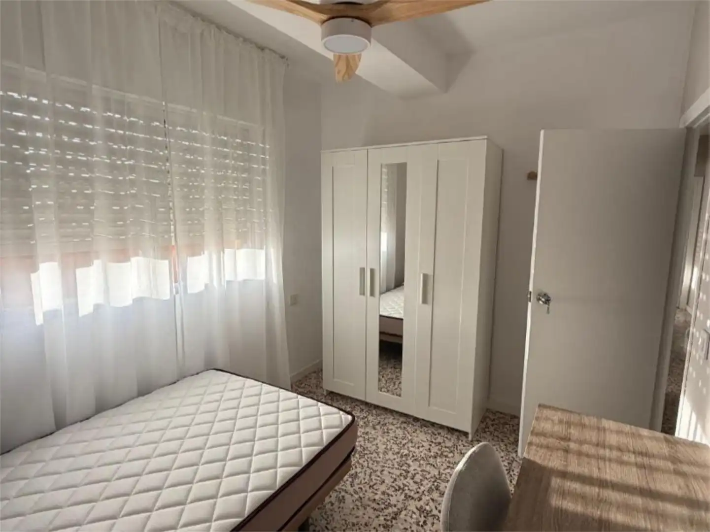 Zimmer in Calle Miguel Rúa, Barrio Alto - San Félix Schlafzimmer von Wohnung zur untervermieten in Almería mit Terrasse und Möbliert