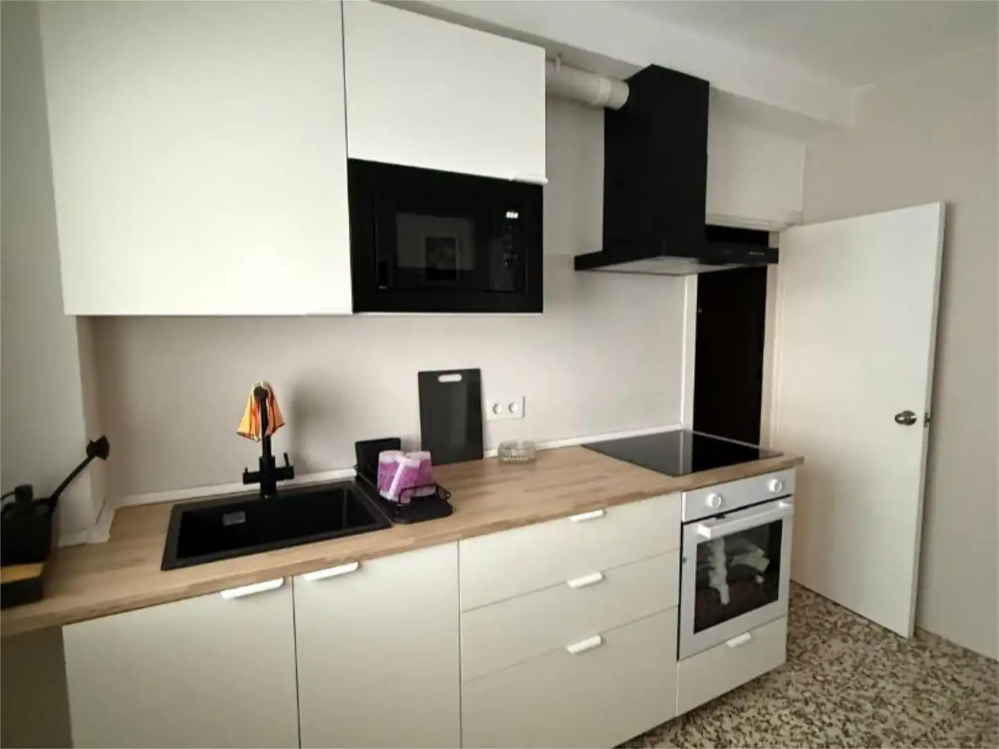 Zimmer in Calle Miguel Rúa, Barrio Alto - San Félix Küche von Wohnung zur untervermieten in Almería mit Terrasse und Möbliert