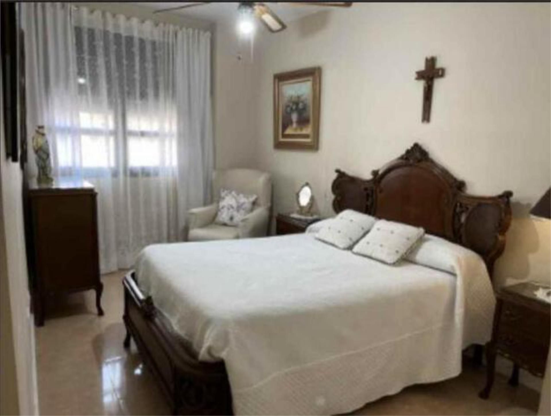 Bedroom of Single-family semi-detached for sale in Ciudad Real Capital  with Heating, Private garden and Terrace