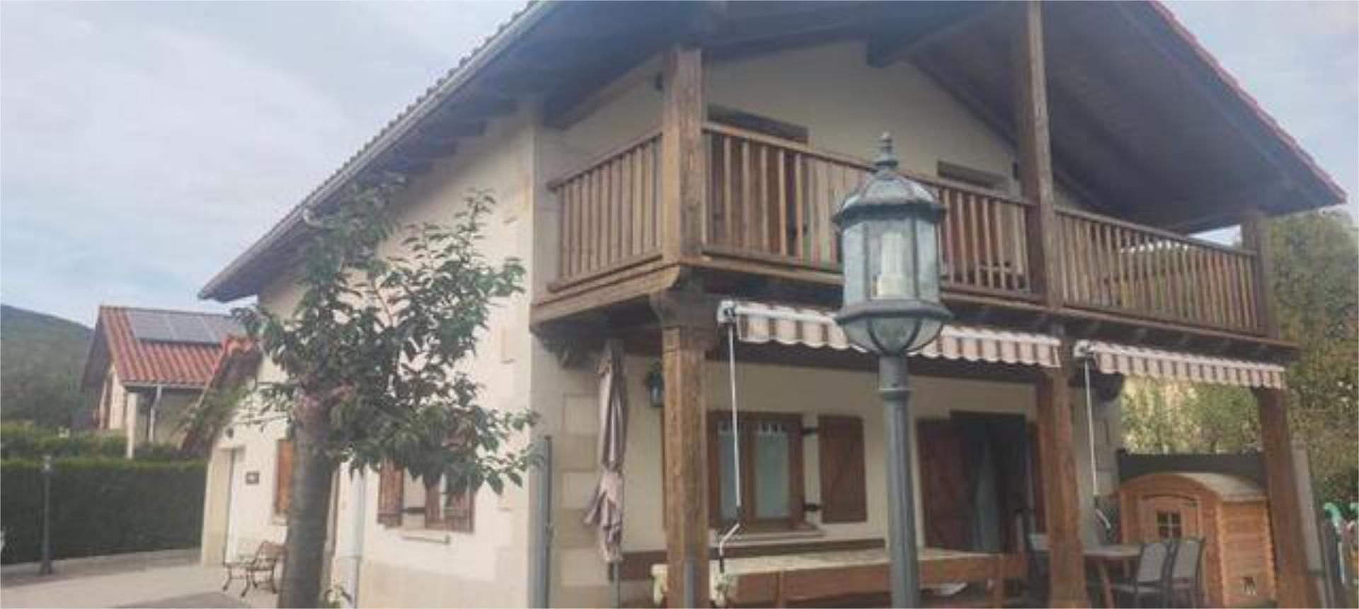 Vista exterior de Casa o xalet en venda en Lekunberri amb Terrassa
