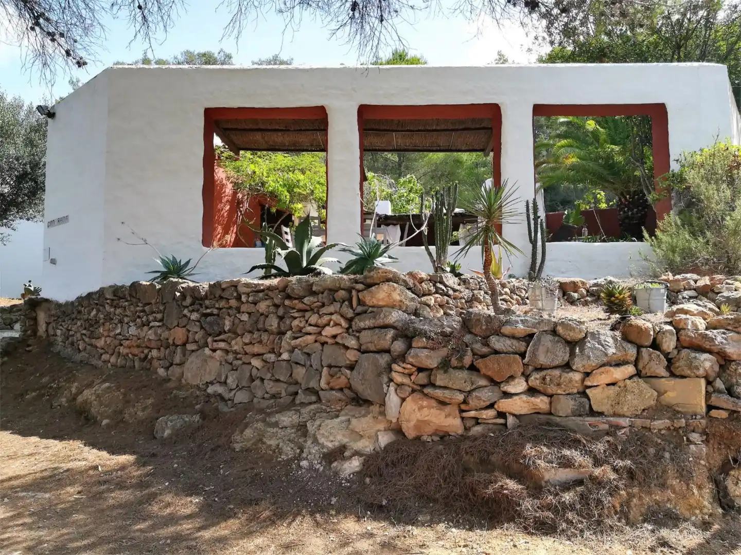 Exterior view of Houses for rent in Sant Joan de Labritja  with Air Conditioner, Private garden and Terrace