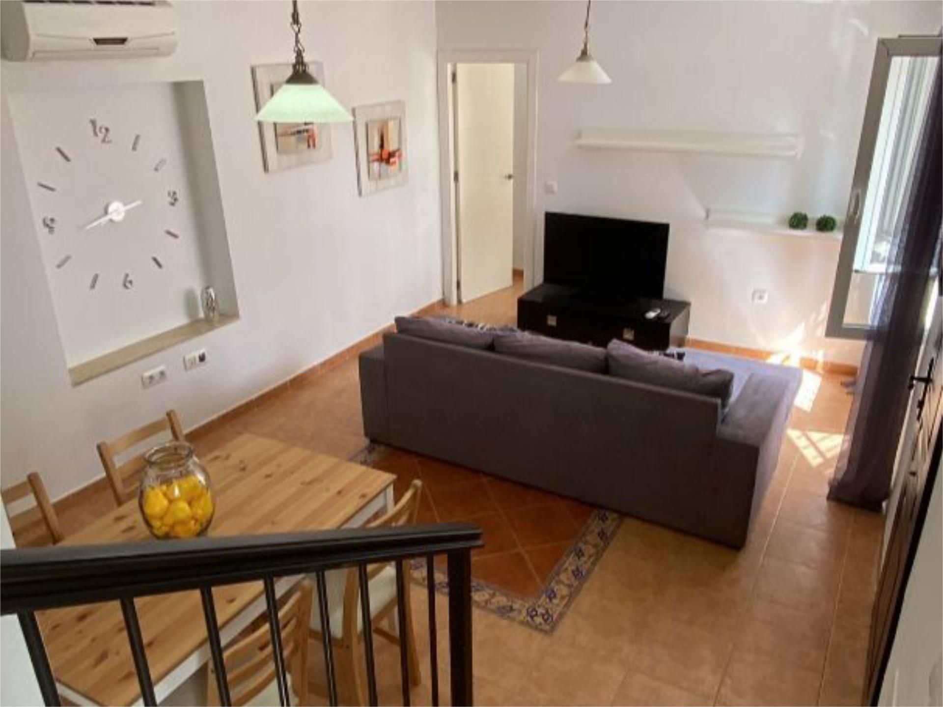 Sala d'estar de Pis de lloguer en San Javier amb Aire condicionat, Calefacció i Terrassa