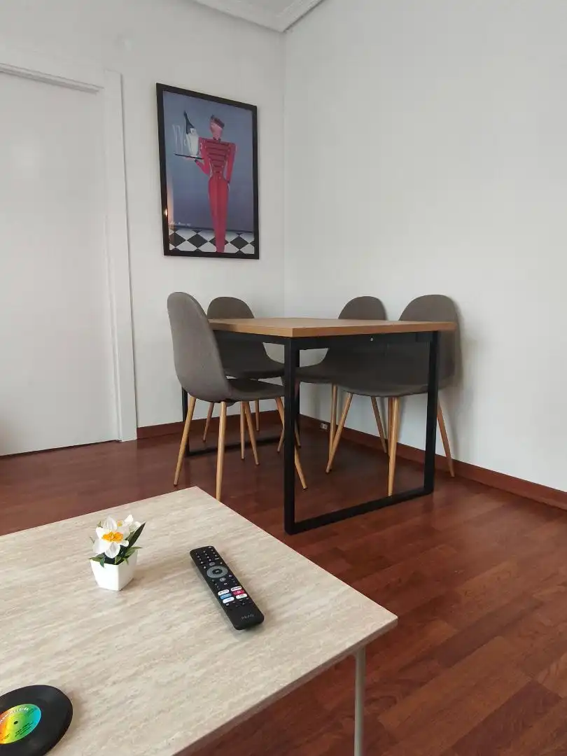 Dining room of Flat for share in Zamora Capital   with Heating, Parquet flooring and Terrace