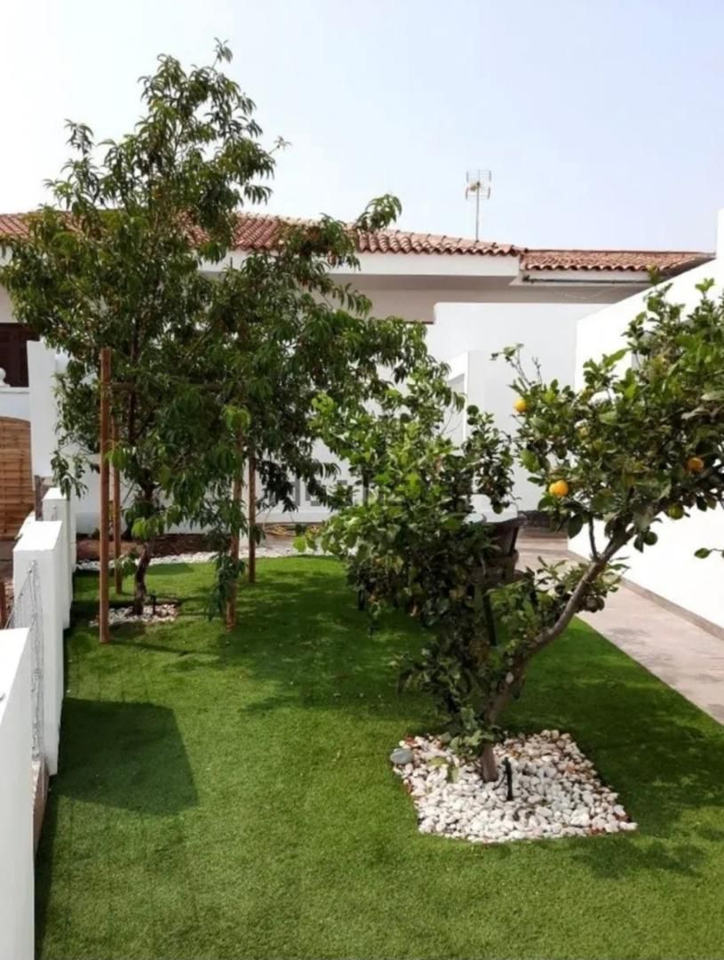 Terrassa de Casa adosada de lloguer en Guía de Isora amb Aire condicionat, Jardí privat i Terrassa