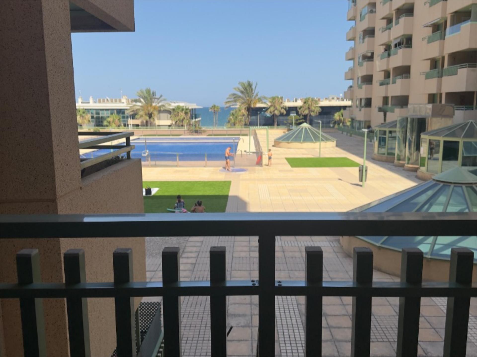 Terrace of Flat to rent in Alboraya  with Air Conditioner, Heating and Furnished
