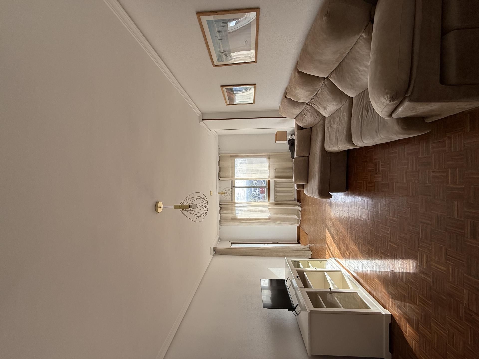 Living room of Flat to rent in Lugo Capital  with Heating, Parquet flooring and Terrace