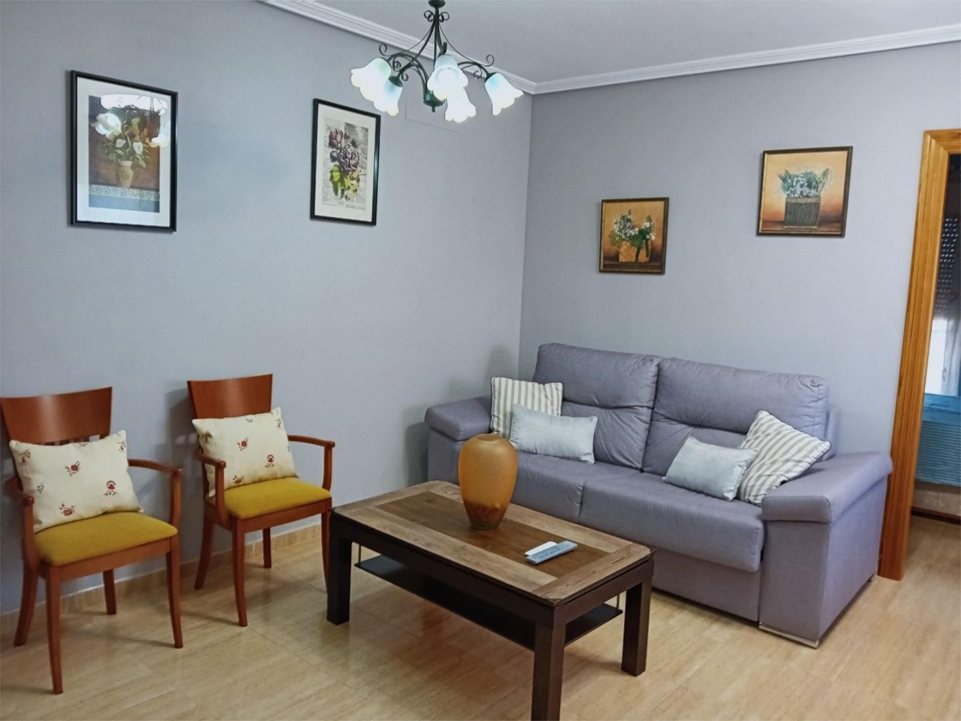 Sala d'estar de Apartament en venda en Garrucha amb Aire condicionat i Terrassa