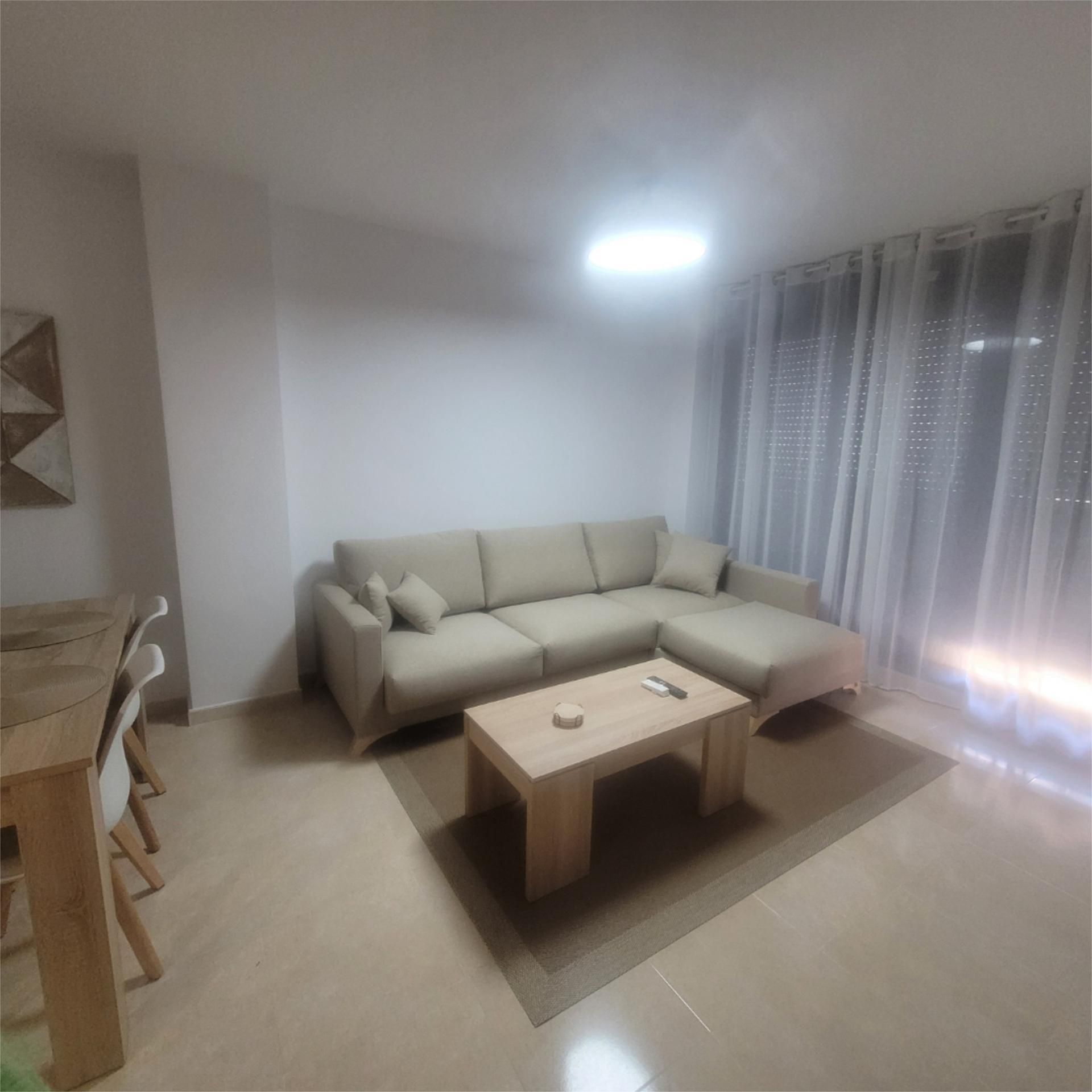 Sala d'estar de Pis de lloguer en Bellreguard amb Aire condicionat, Calefacció i Moblat