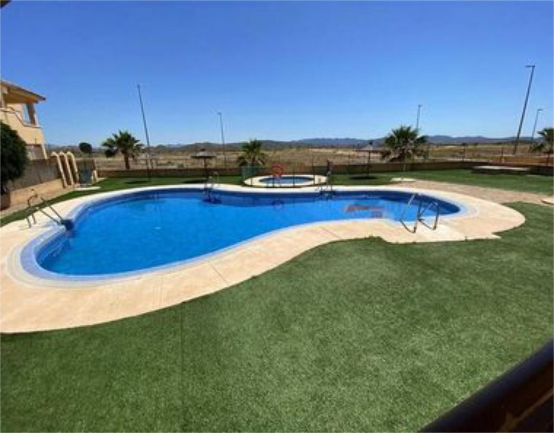 Swimming pool of Flat for sale in Zurgena  with Air Conditioner, Heating and Private garden