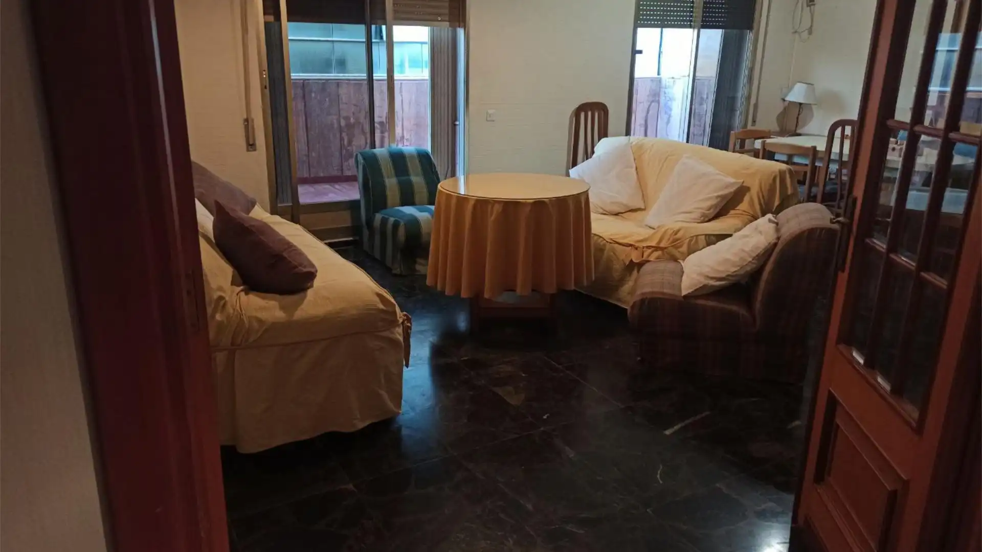 Room in Calle General Tamayo, 12, Centro Living room of Flat for share in Almería Capital with Air Conditioner, Heating and Terrace