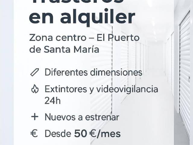 Trastero en Alquiler en Calle San Sebastian, 2AC en Casco Histórico - Zona Alta