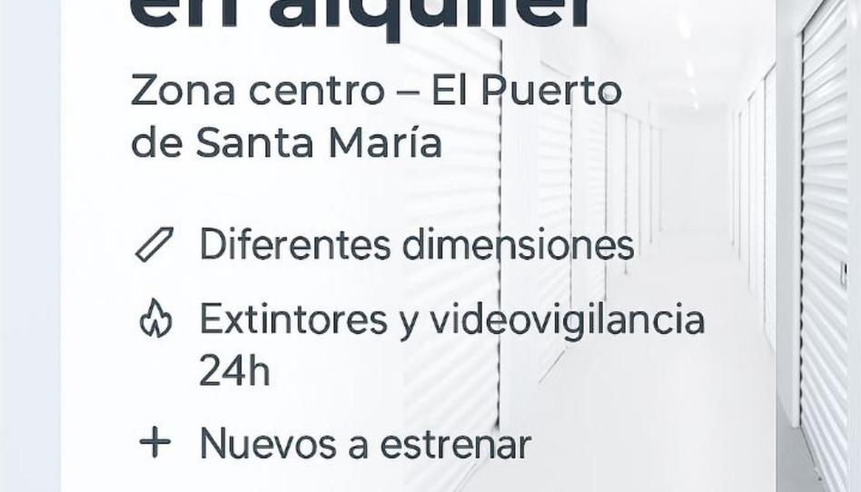 Foto 1 de Traster de lloguer a Calle San Sebastian, 2ac, Casco Histórico - Zona Alta, Cádiz