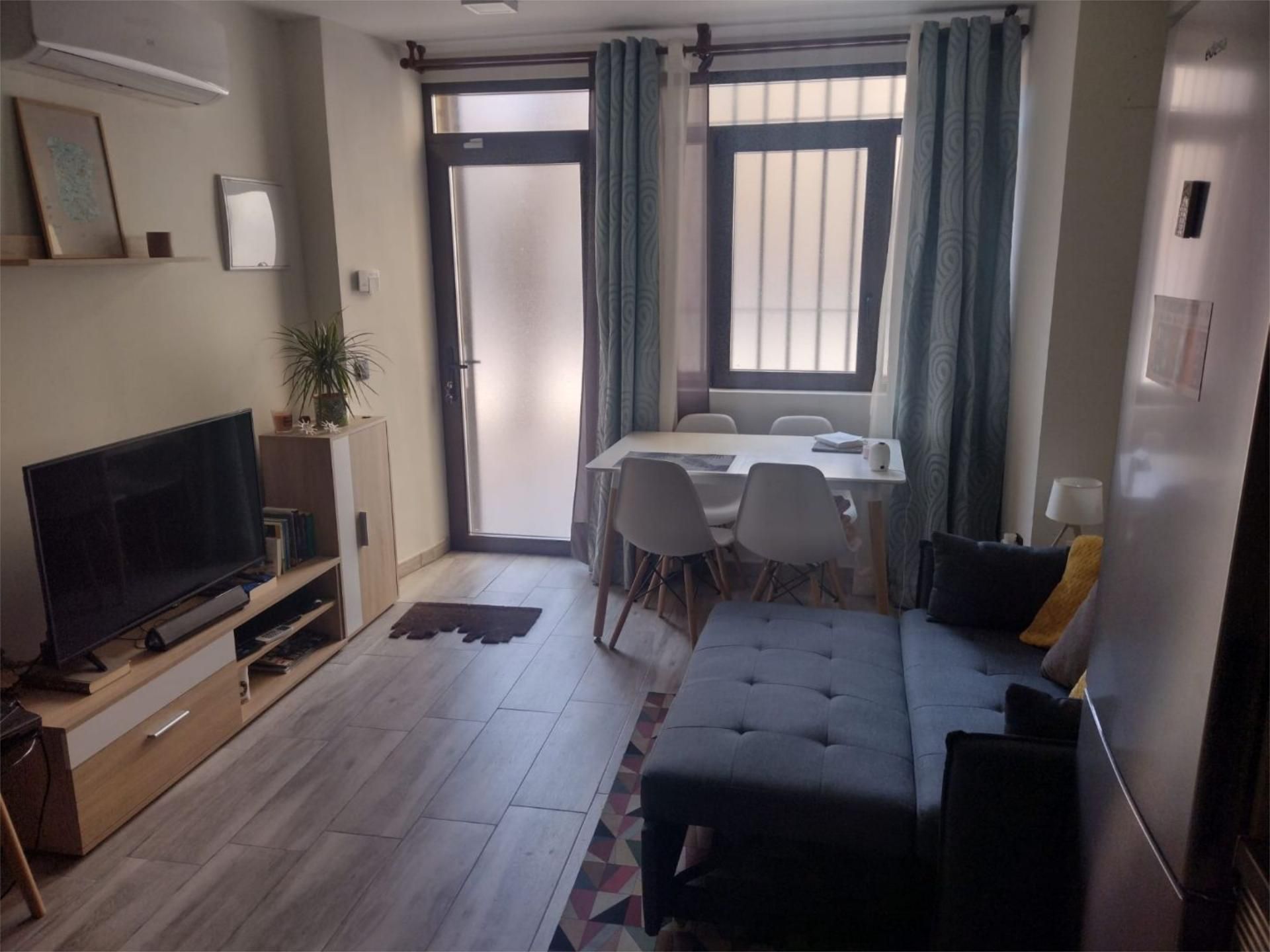Sala d'estar de Dúplex de lloguer en  Madrid Capital amb Aire condicionat i Moblat