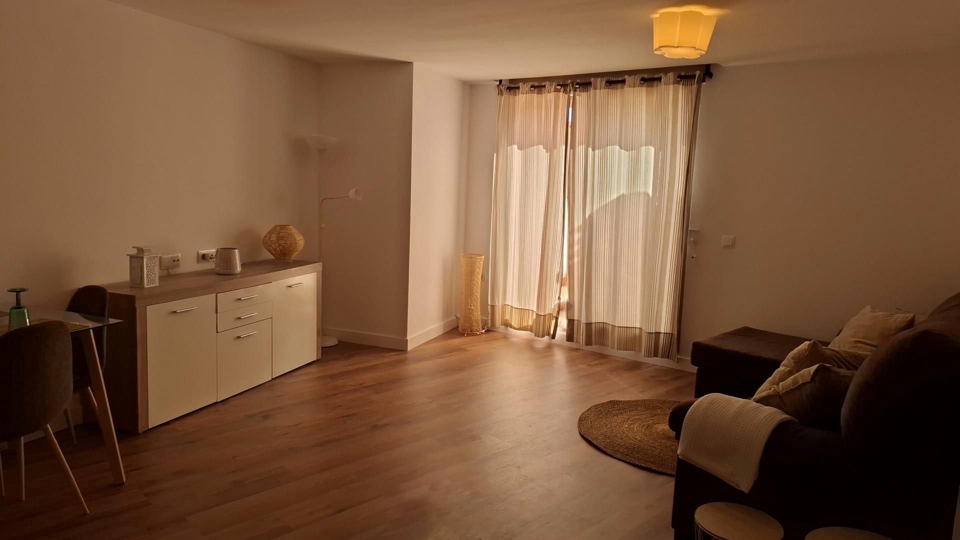 Sala d'estar de Pis de lloguer en  Murcia Capital amb Aire condicionat, Calefacció i Terrassa