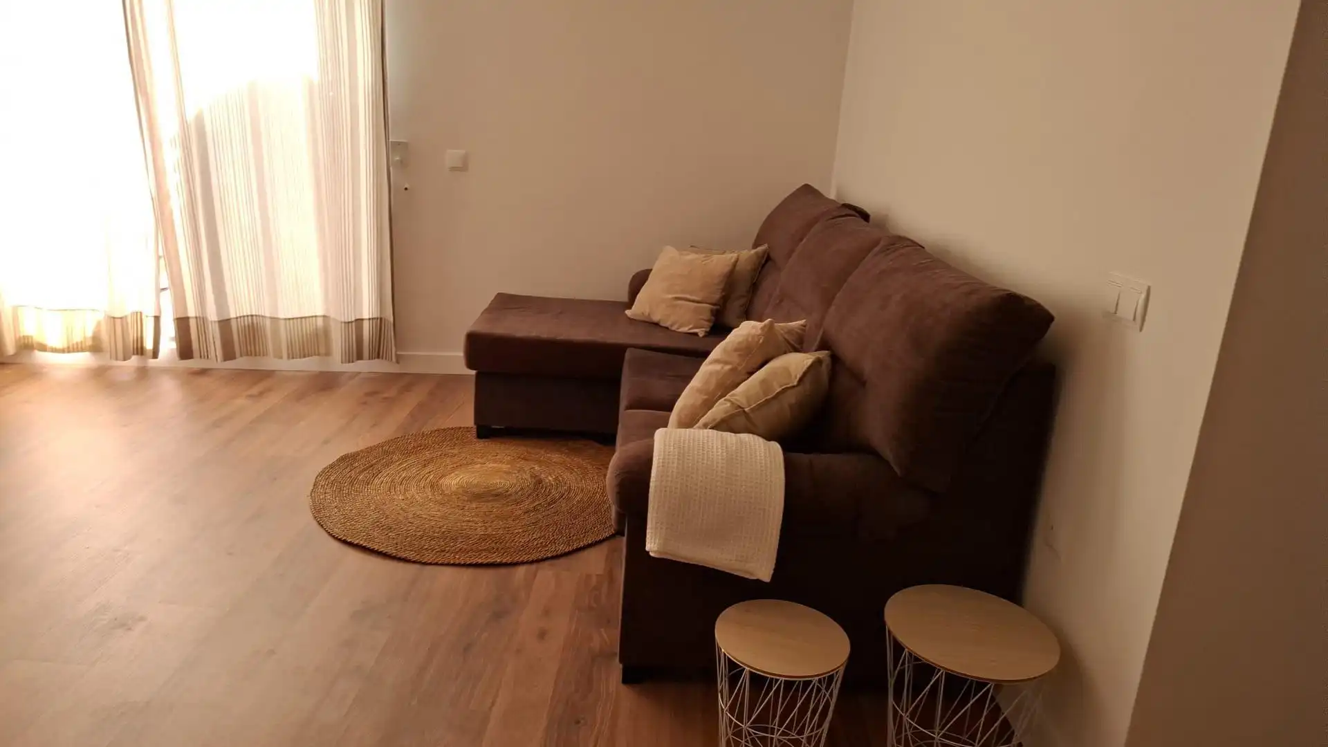 Living room of Flat for rent in Murcia  with Air Conditioner, Heating and Terrace