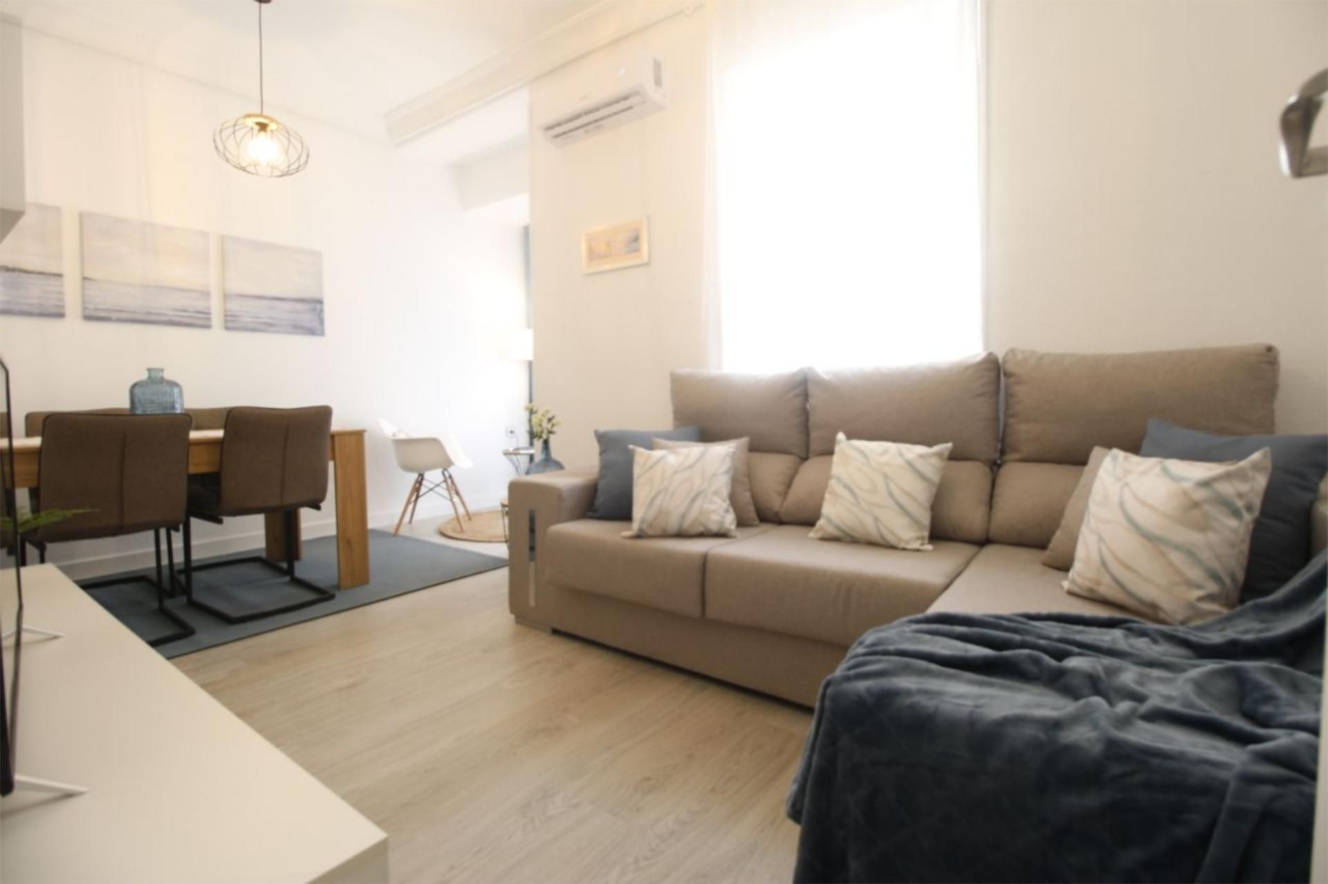 Living room of Flat to rent in Alcantarilla  with Air Conditioner and Terrace