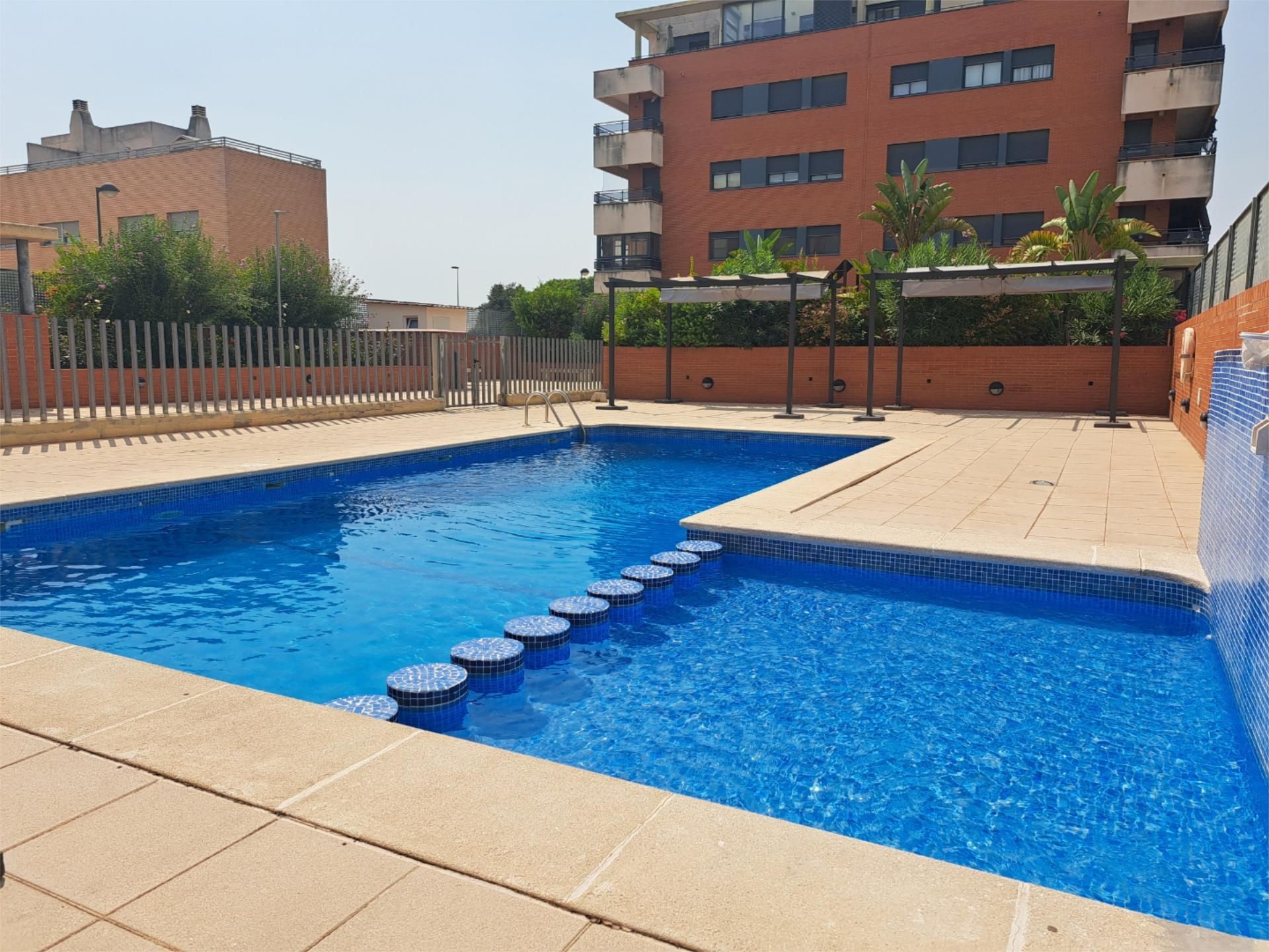 Swimming pool of Flat to rent in Massamagrell  with Air Conditioner, Heating and Private garden