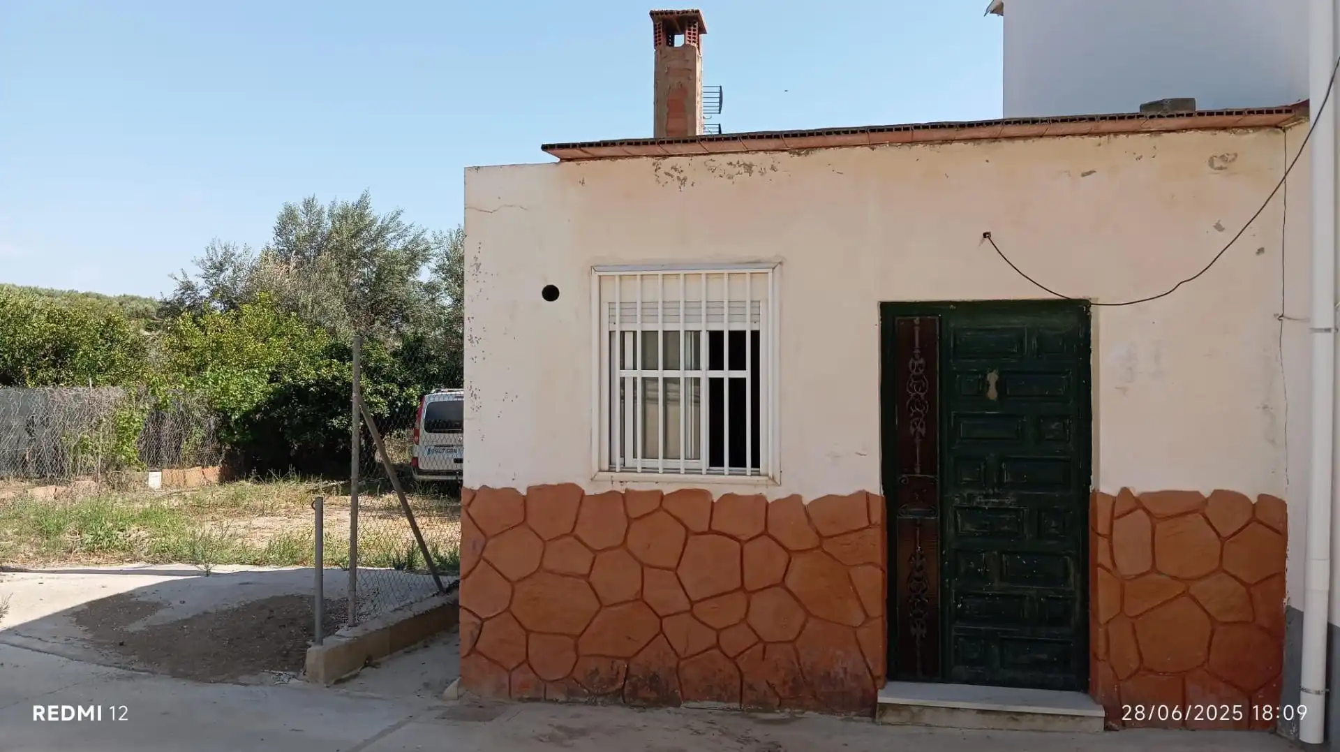 Vista exterior de Casa adosada en venta en Periana con Jardín privado, Terraza y Amueblado