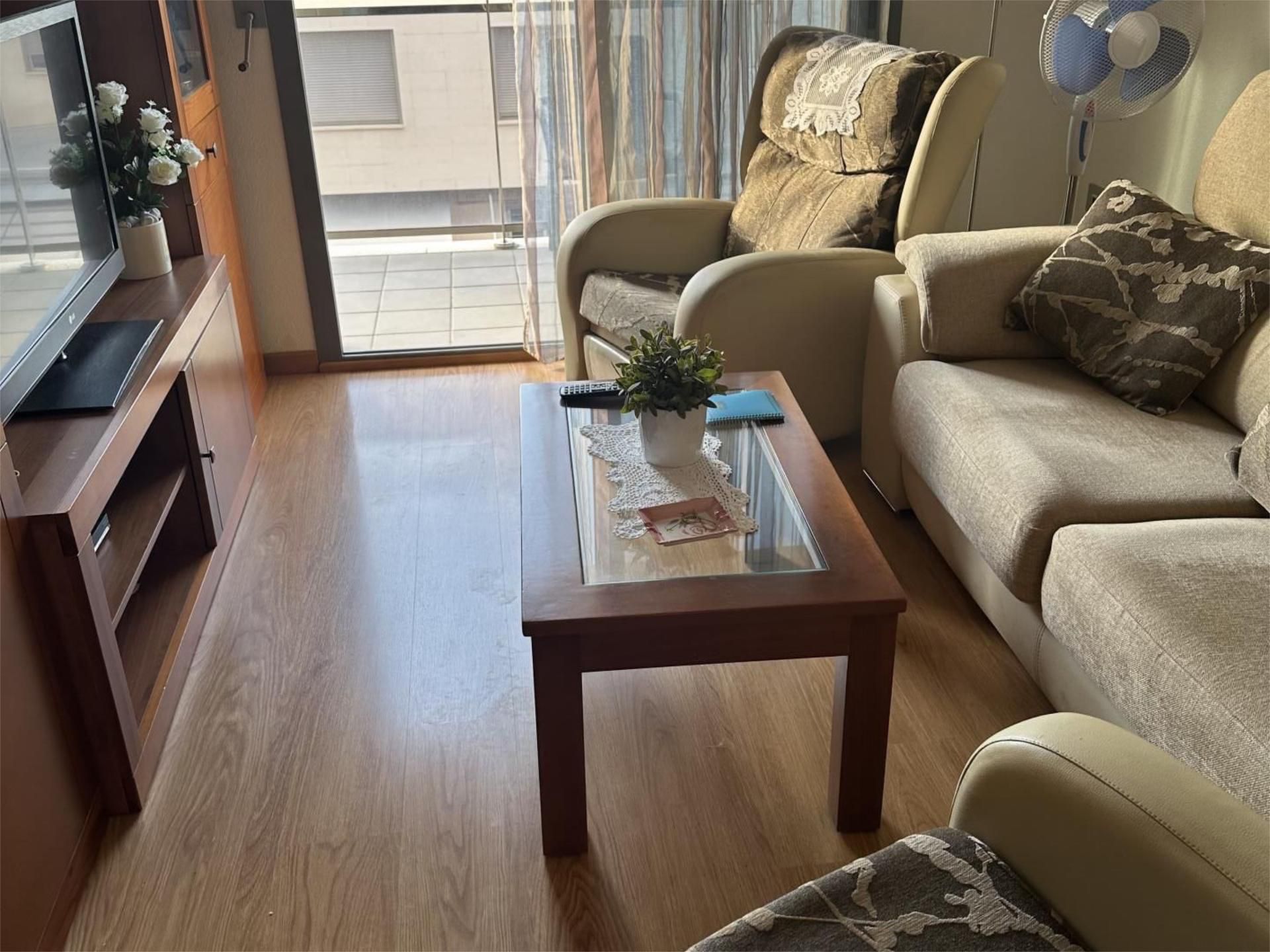 Living room of Flat for sale in  Murcia Capital  with Air Conditioner, Terrace and Swimming Pool